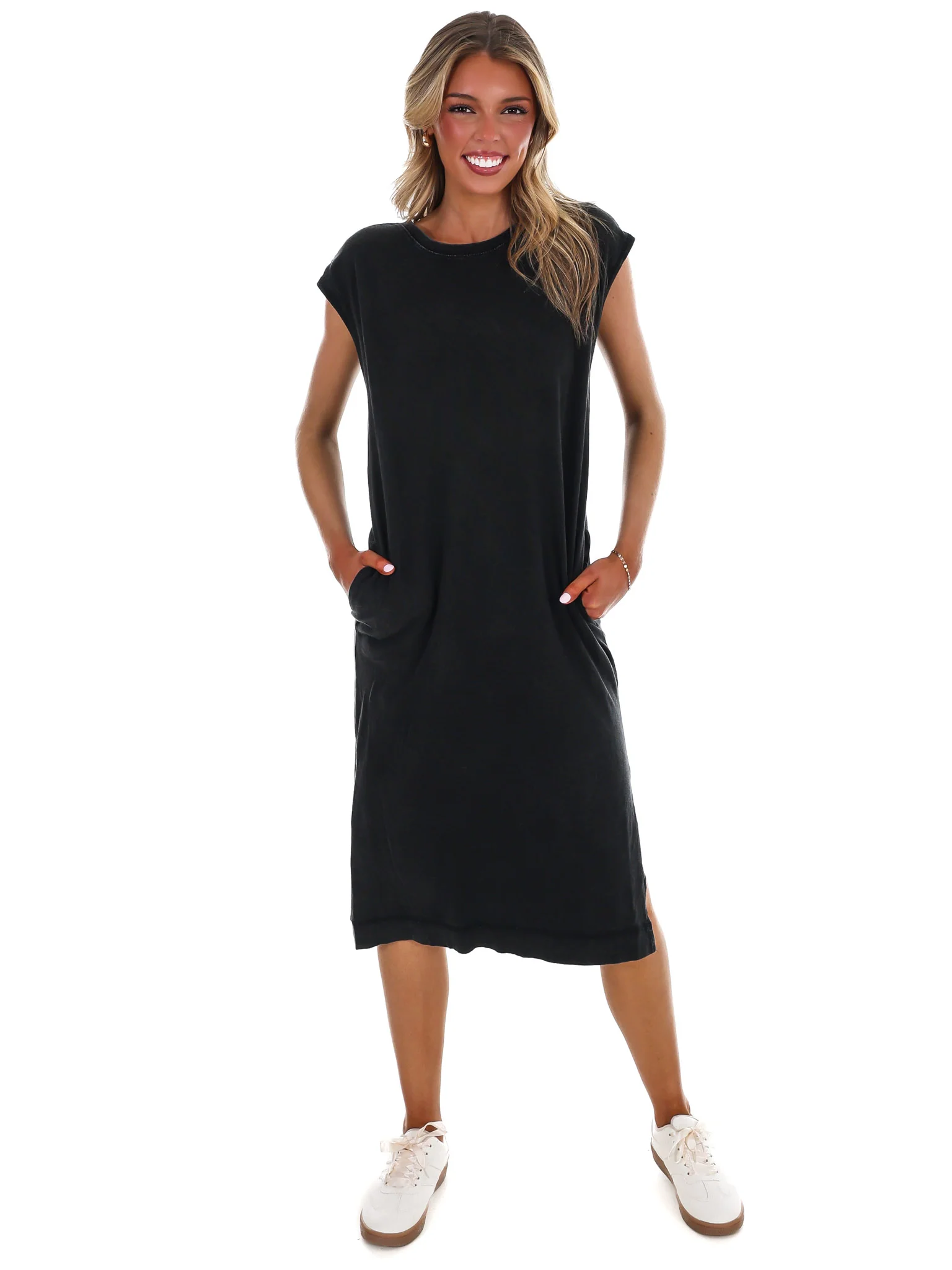 Free Spirit Mineral Wash Midi Dress - Image 4
