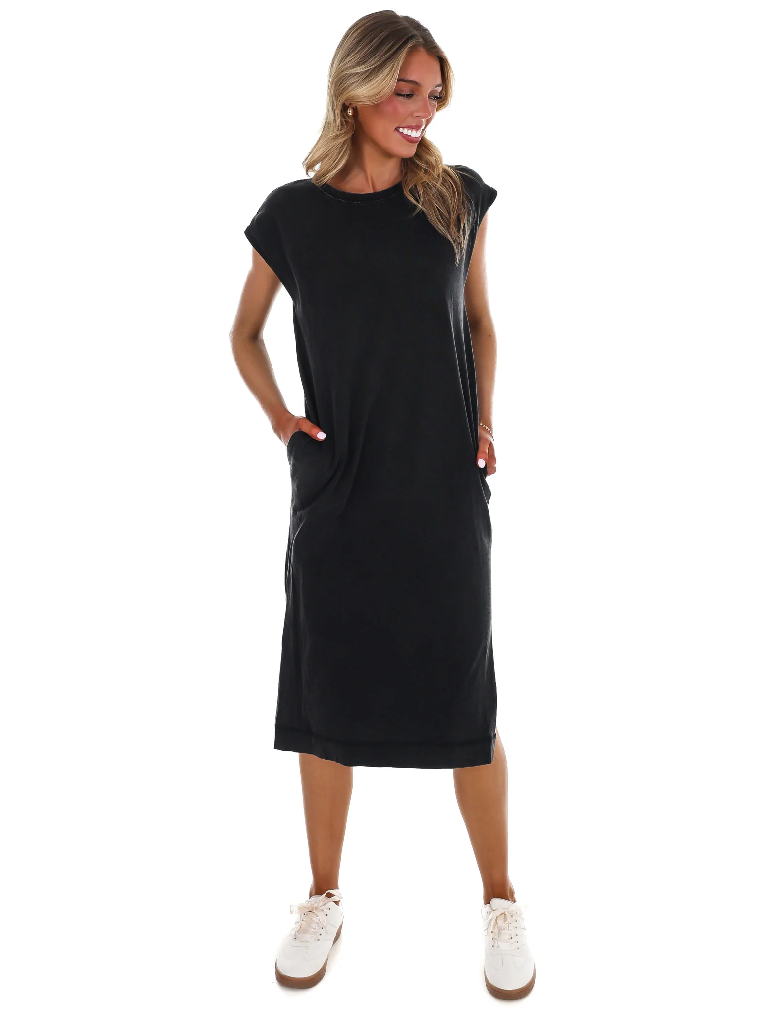 Free Spirit Mineral Wash Midi Dress - Image 5