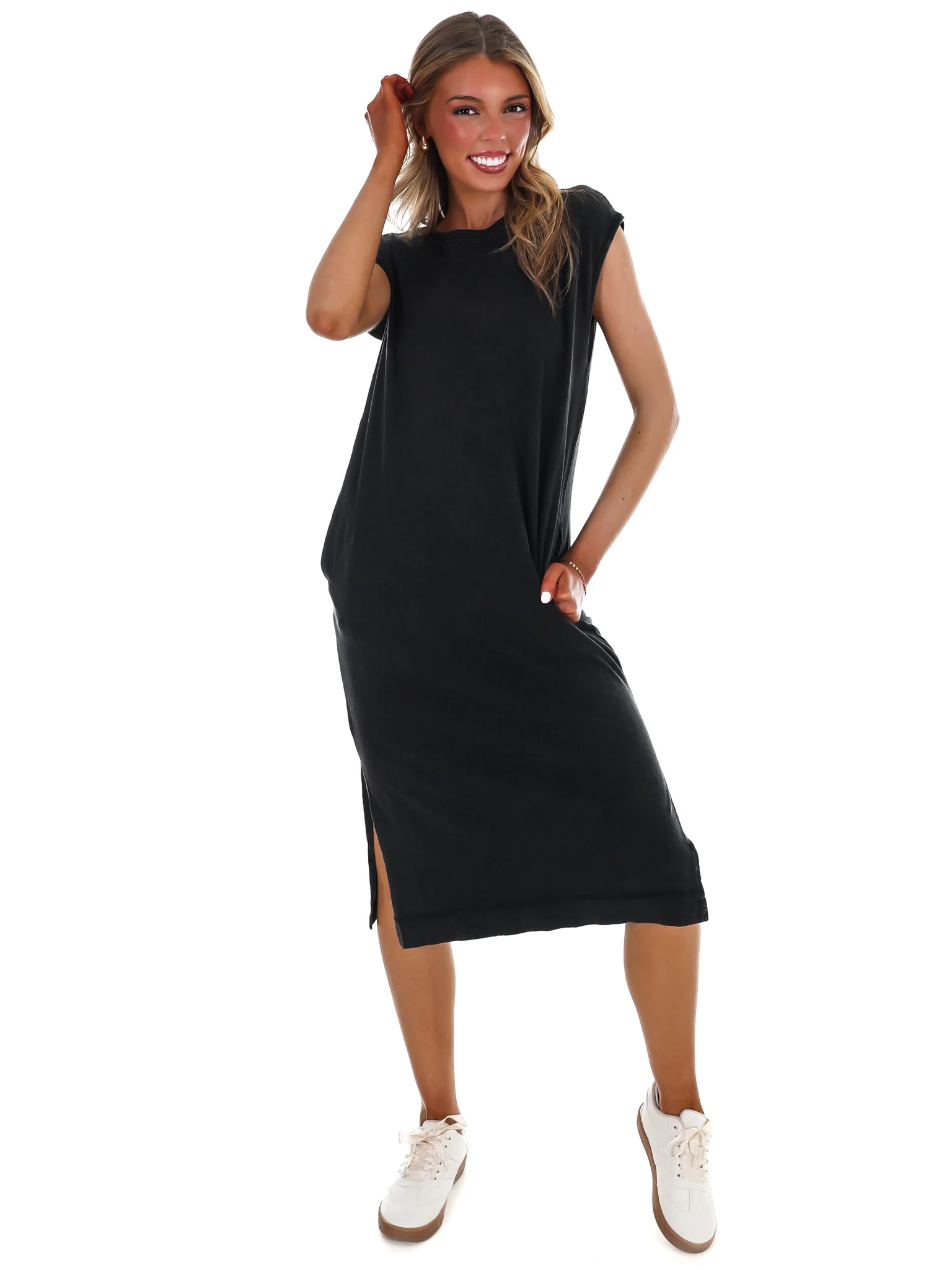 Free Spirit Mineral Wash Midi Dress - Image 6
