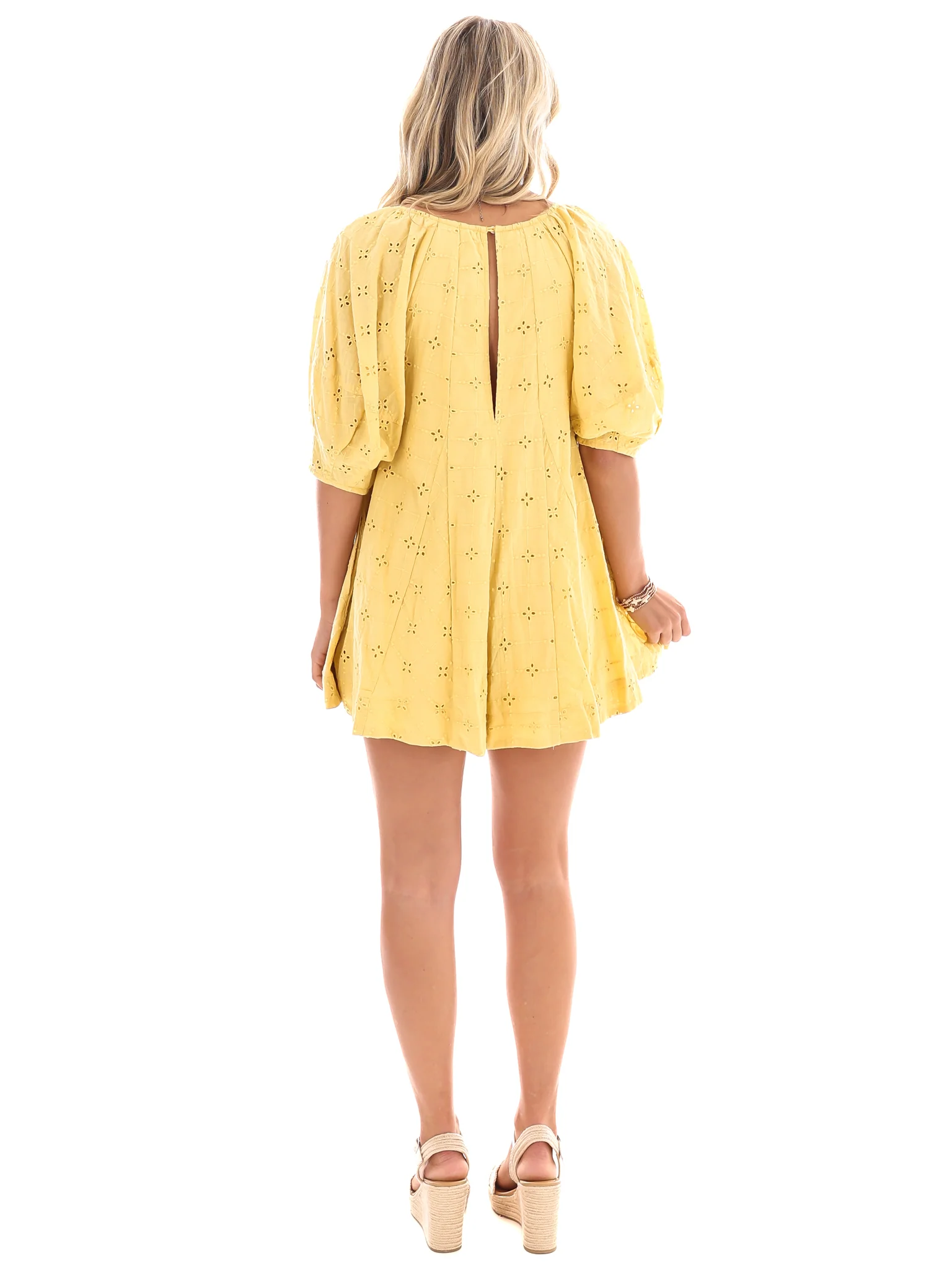 Free to Dream Eyelet Romper - Image 7