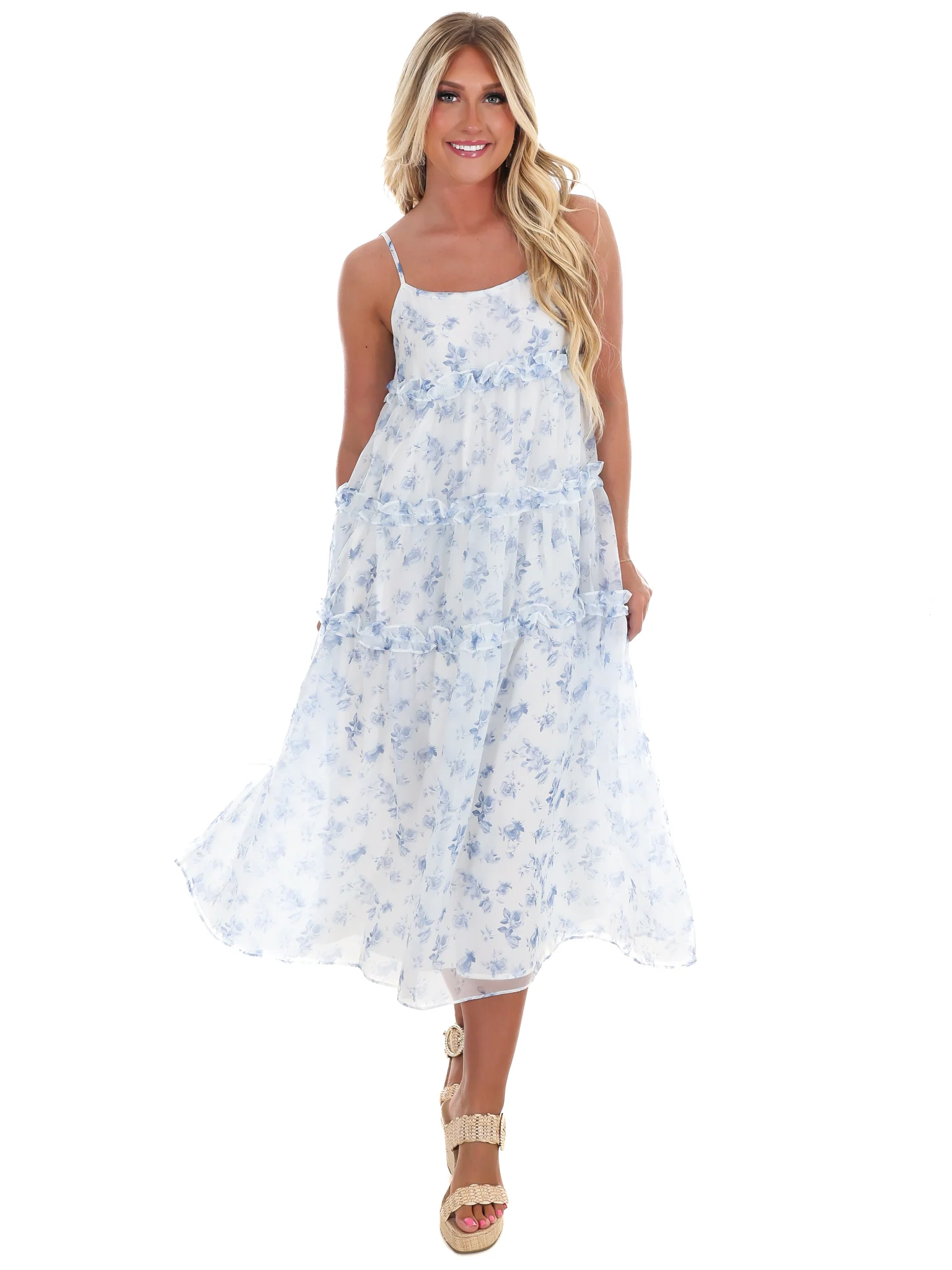 Fresh Air Floral Midi Dress - Image 2