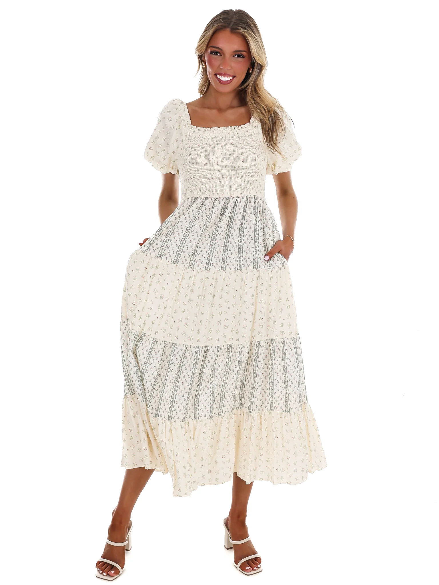 Fresh Pick Floral Midi Dress - Image 3