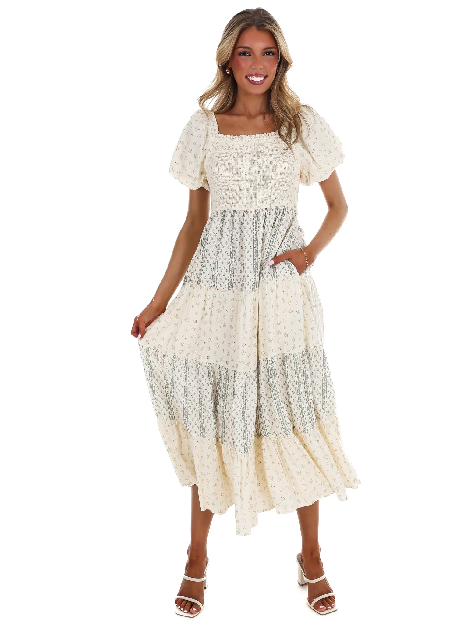 Fresh Pick Floral Midi Dress - Image 6