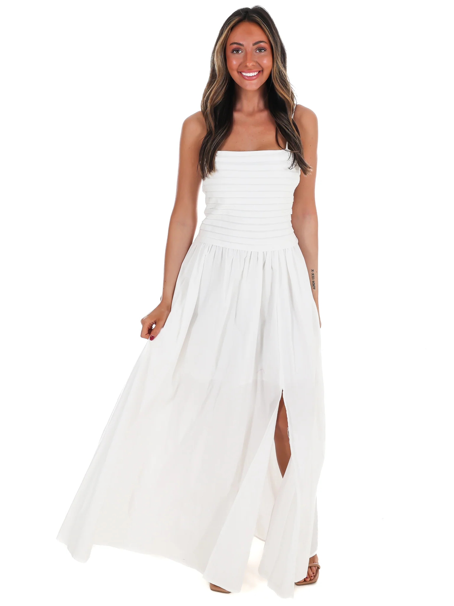 Fresh Take Ruched Maxi Dress - Image 23