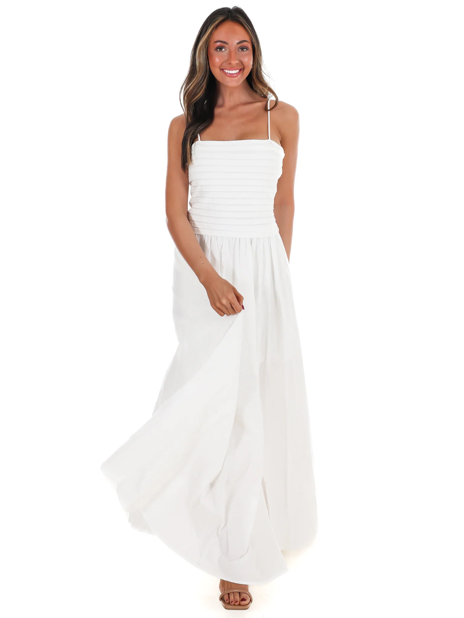 Fresh Take Ruched Maxi Dress - Image 24