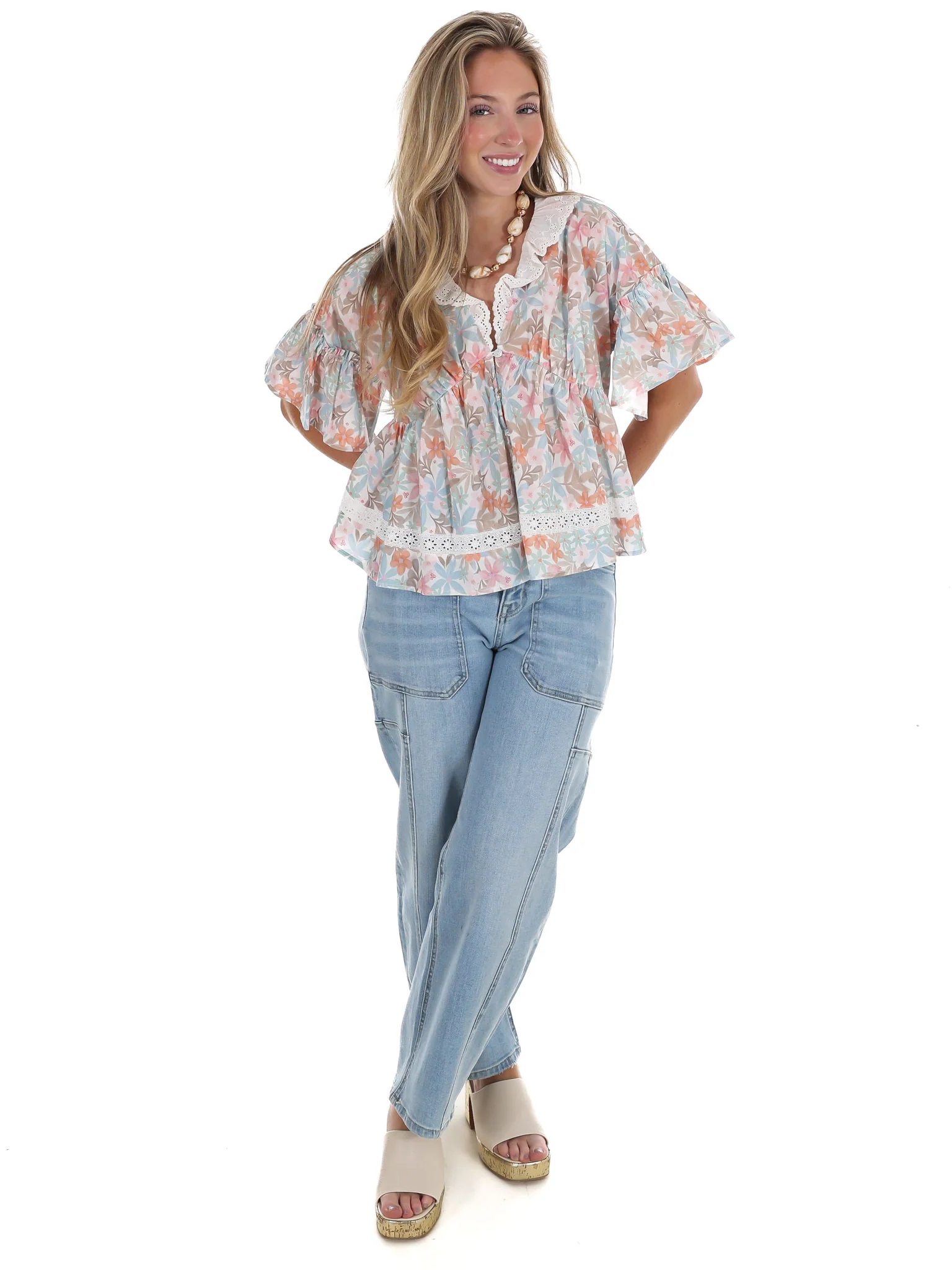 Freshly Bloomed Floral Top - Image 2