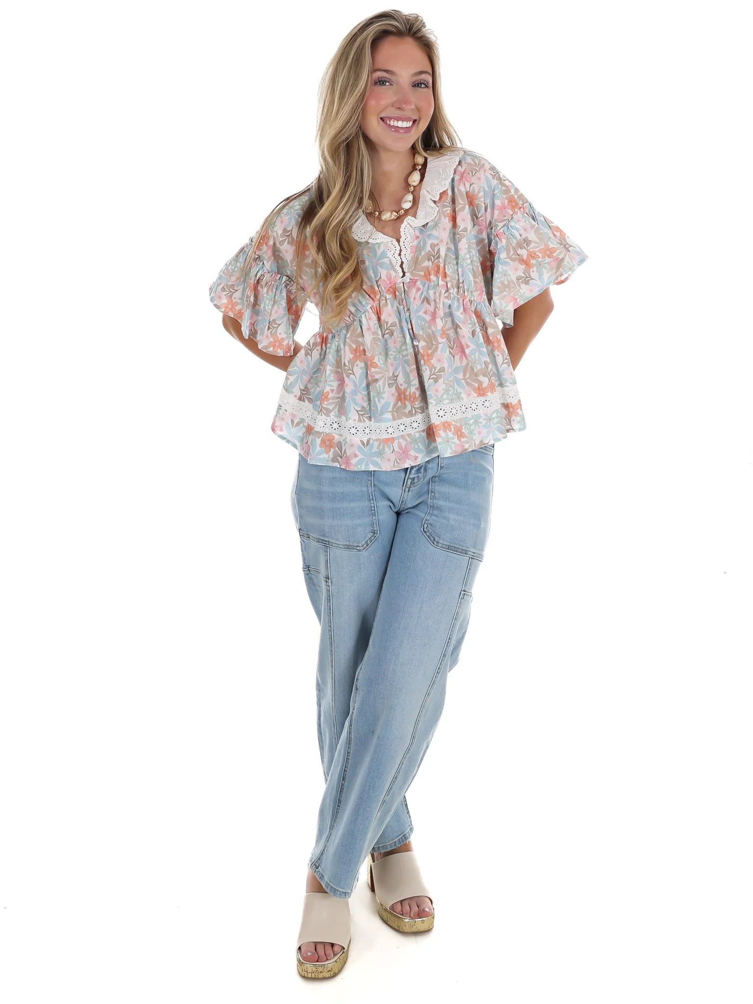 Freshly Bloomed Floral Top - Image 4