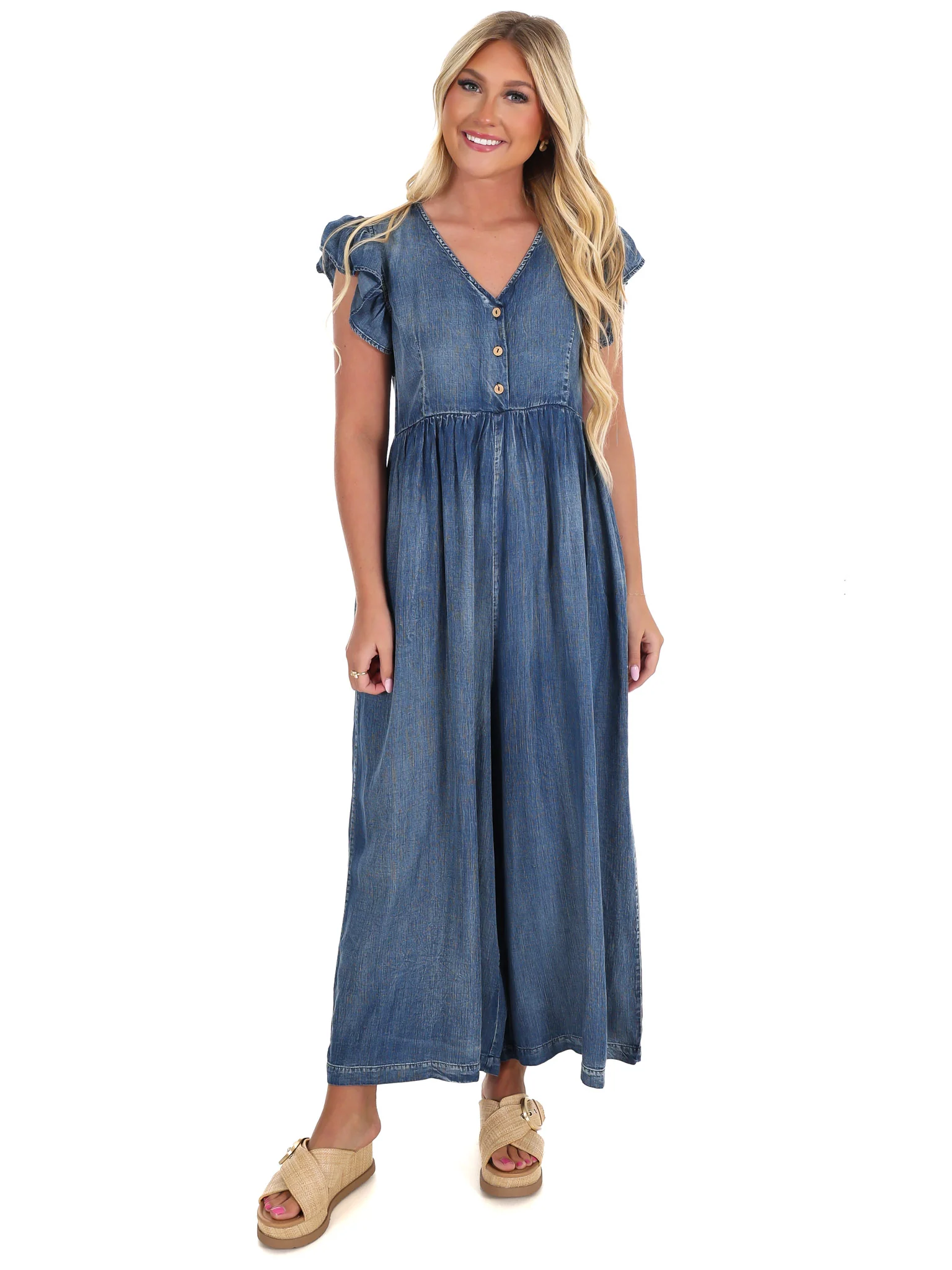 Friend Like Me Wide Leg Jumpsuit - Image 2