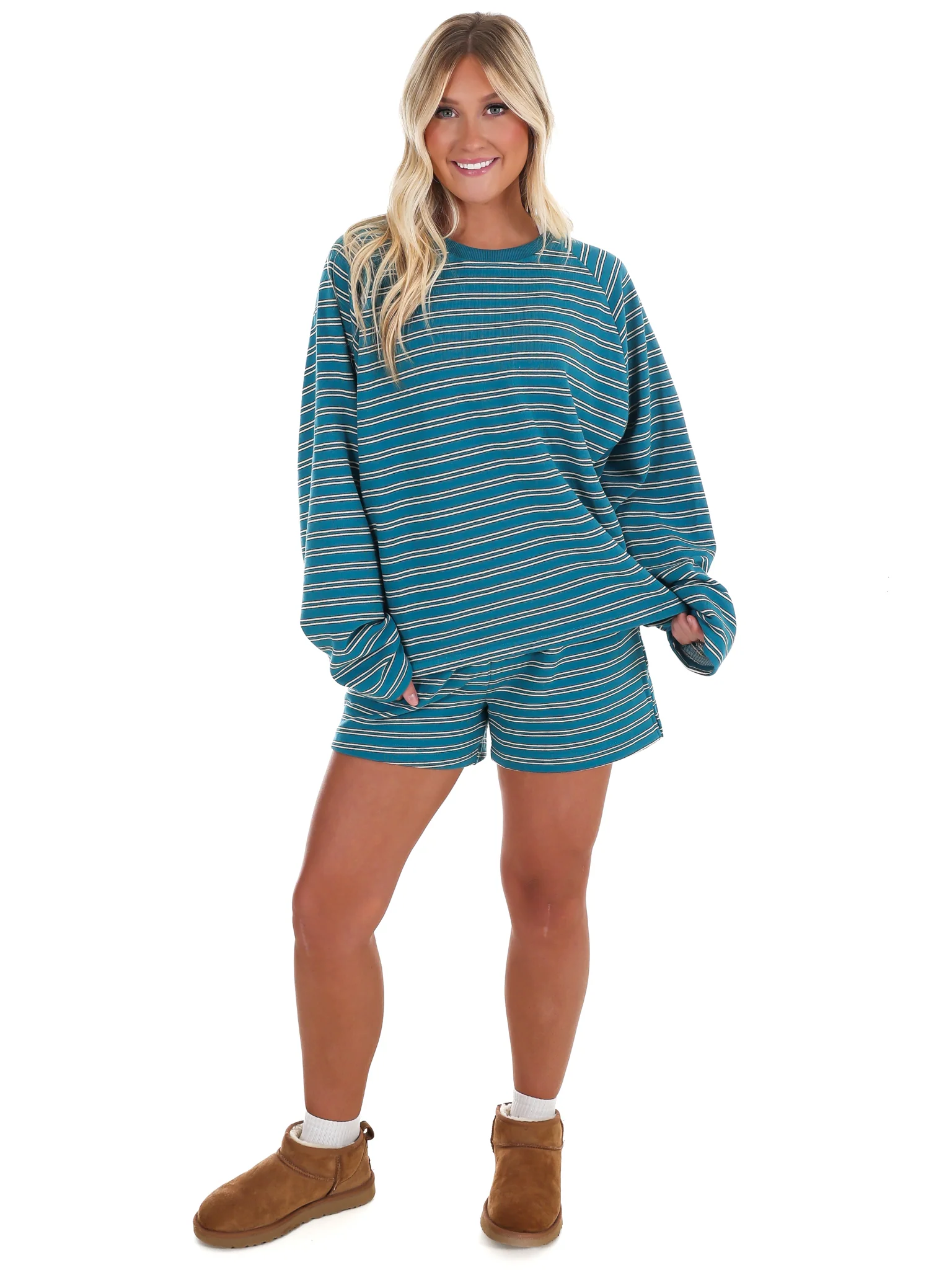 From Here On Stripe Two Piece Set - Image 2