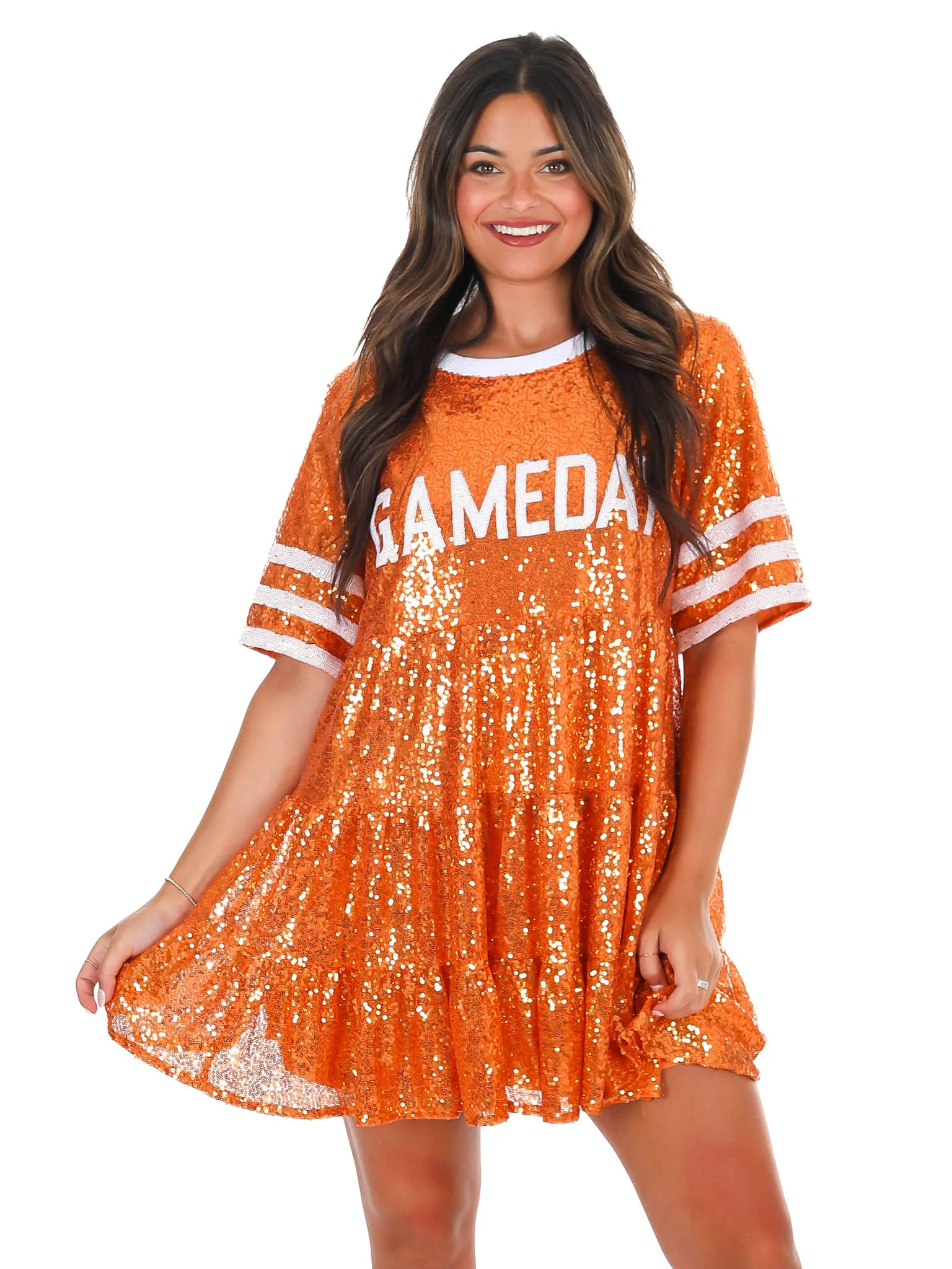 Game Day Sequin Babydoll Dress - Image 3