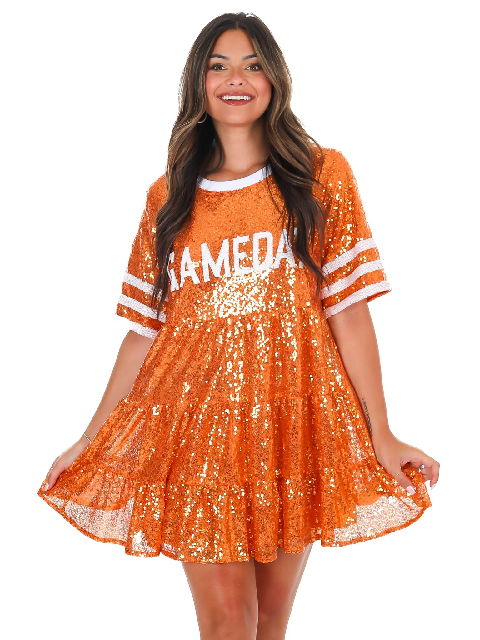Game Day Sequin Babydoll Dress - Image 7