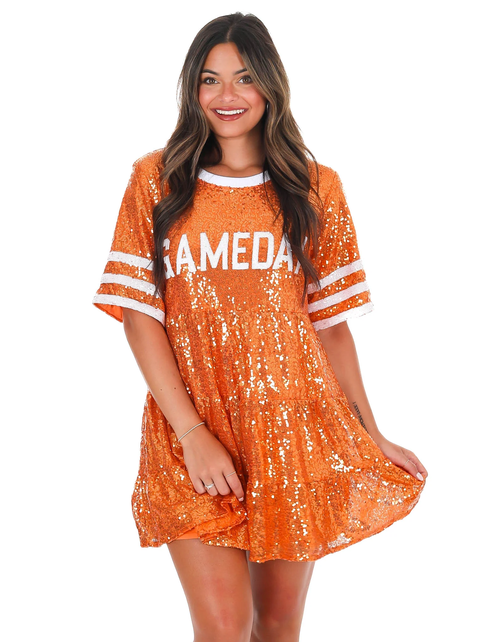 Game Day Sequin Babydoll Dress - Image 9