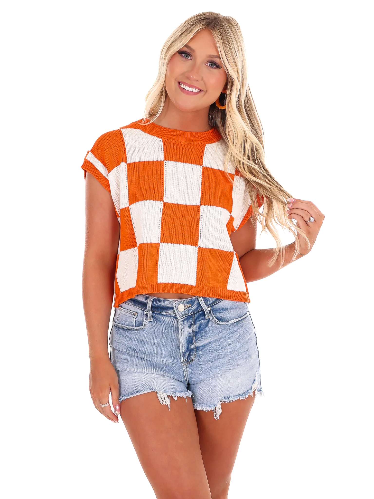 Gameday Grid Sweater Vest - Image 10