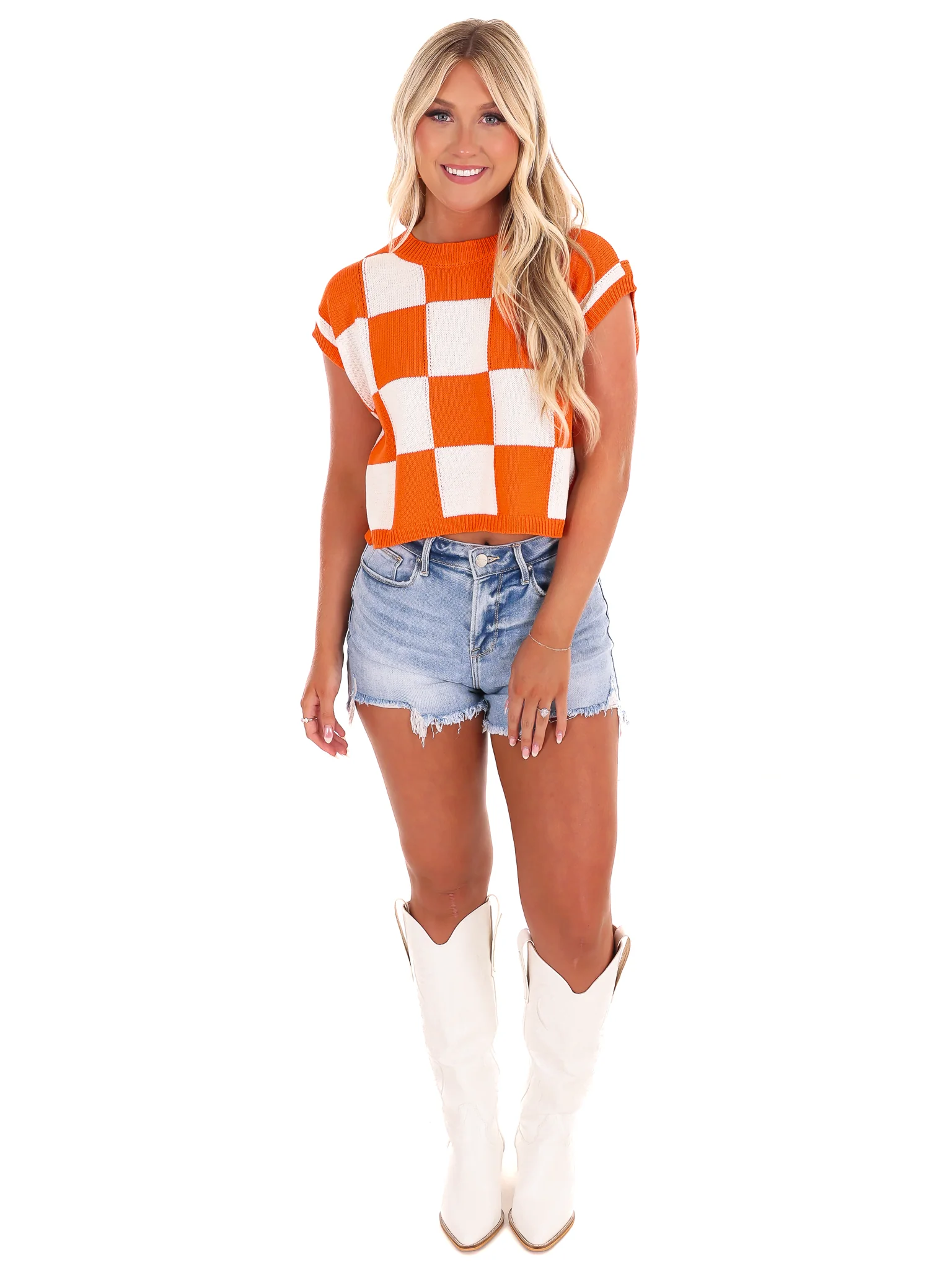 Gameday Grid Sweater Vest - Image 11
