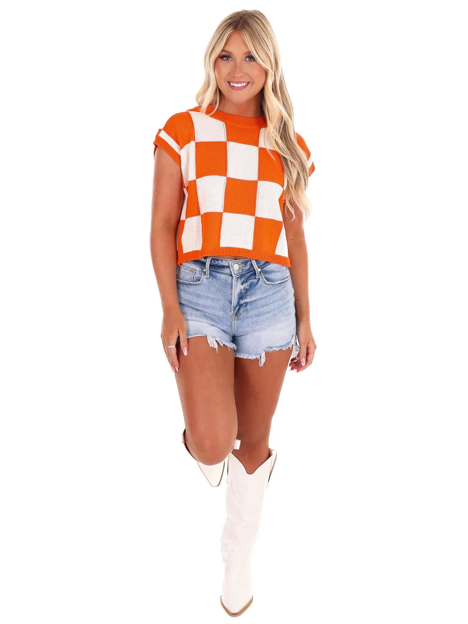 Gameday Grid Sweater Vest - Image 9