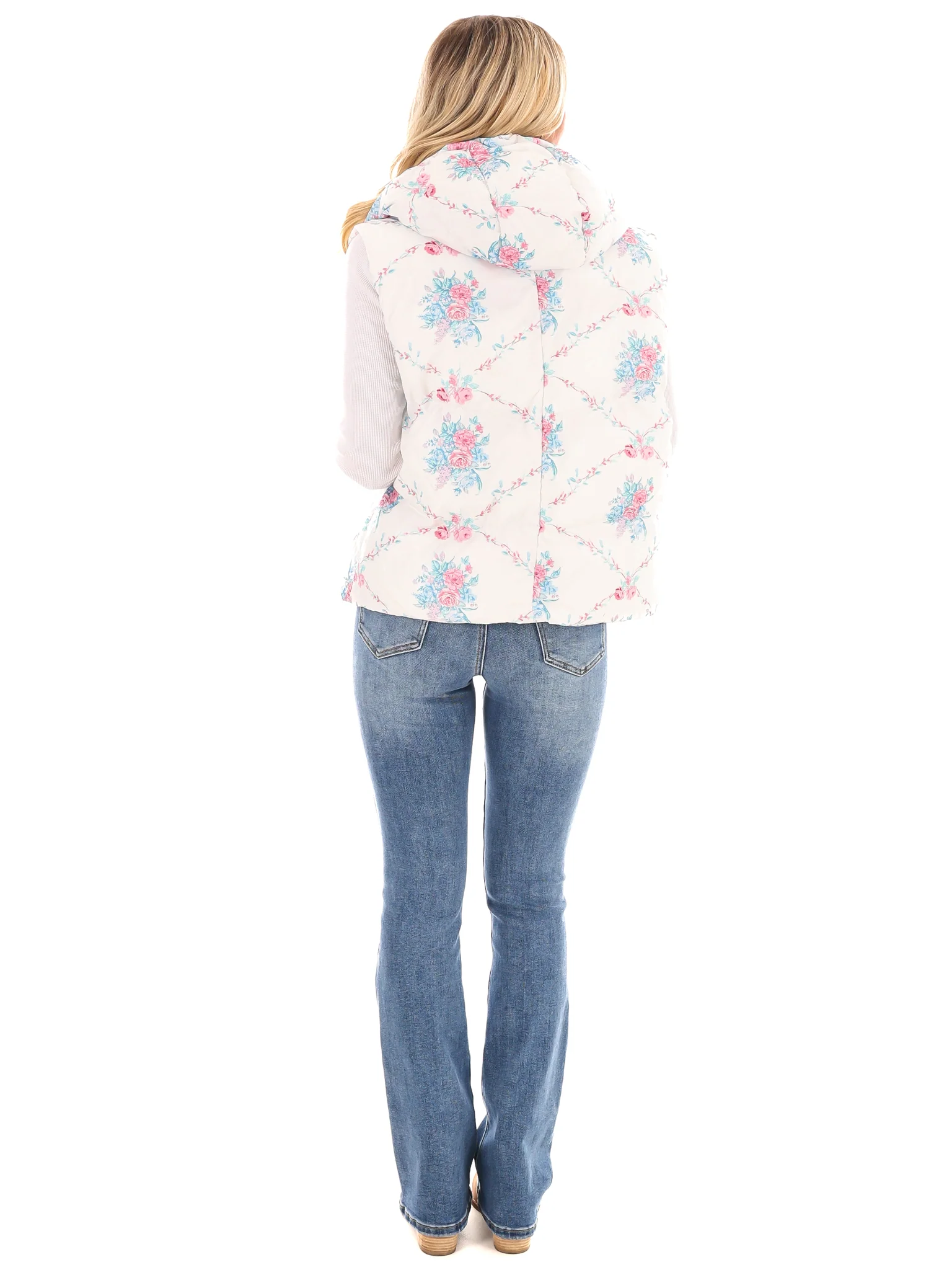 Garden Grove Floral Puffer Vest - Image 8