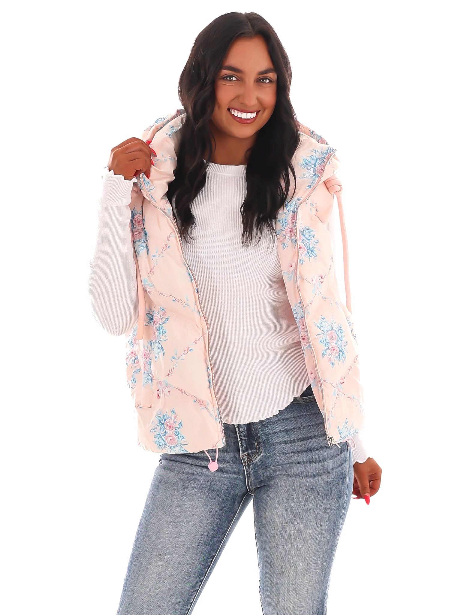 Garden Grove Floral Puffer Vest - Image 9