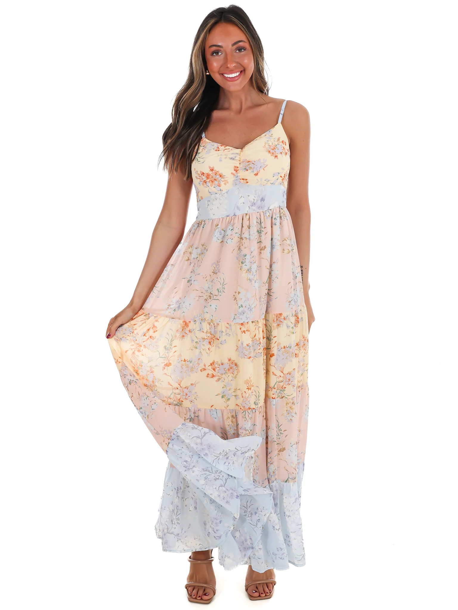 Garden Party Floral Maxi Dress - Image 4