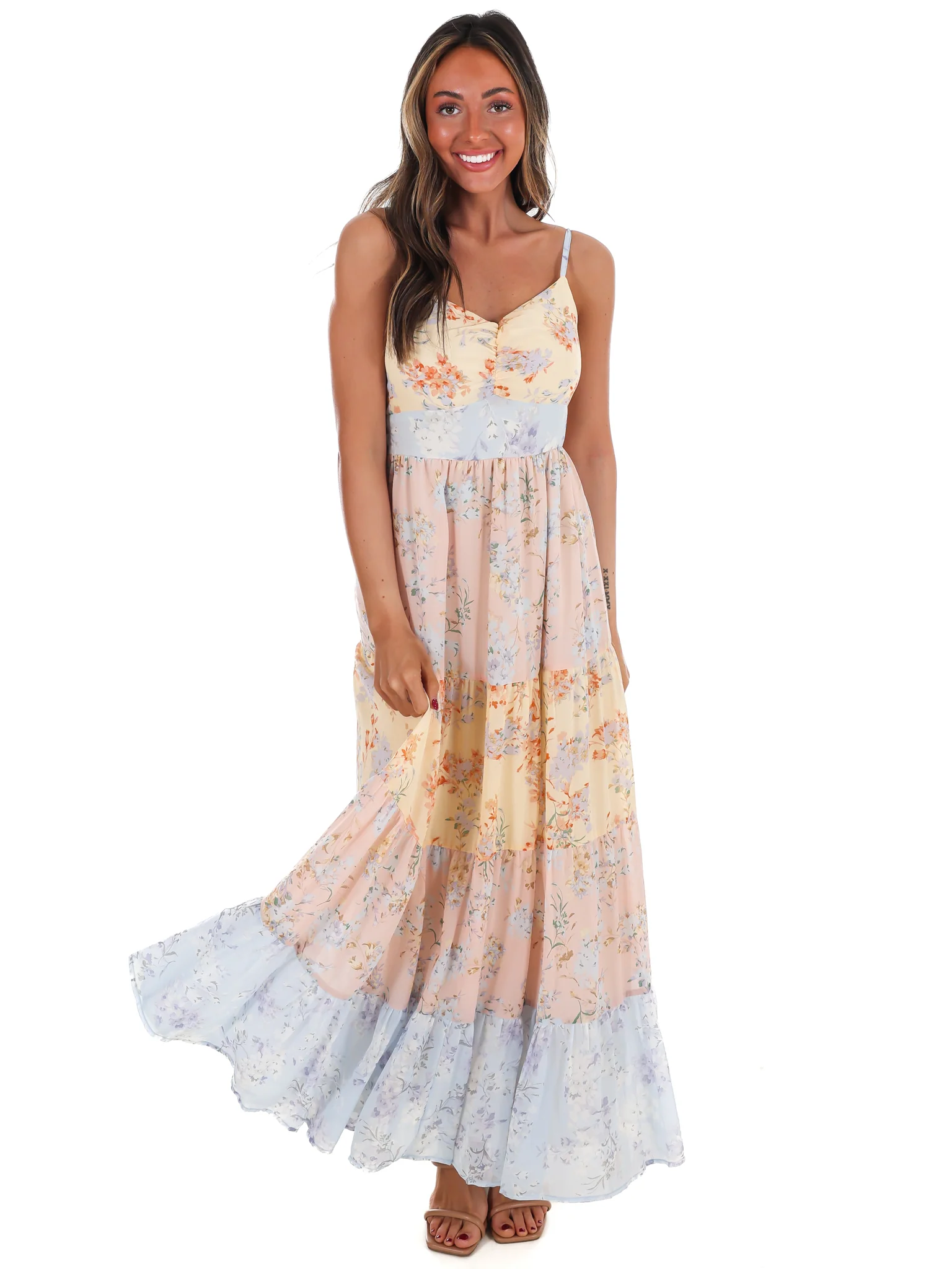 Garden Party Floral Maxi Dress - Image 5