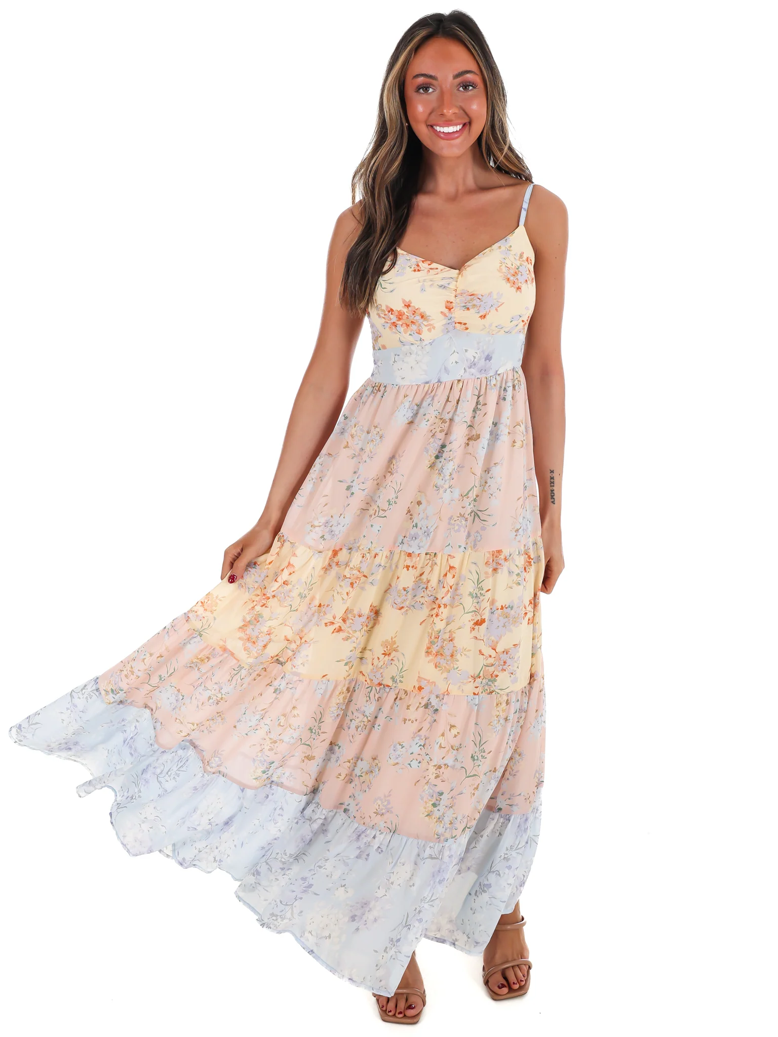 Garden Party Floral Maxi Dress - Image 7