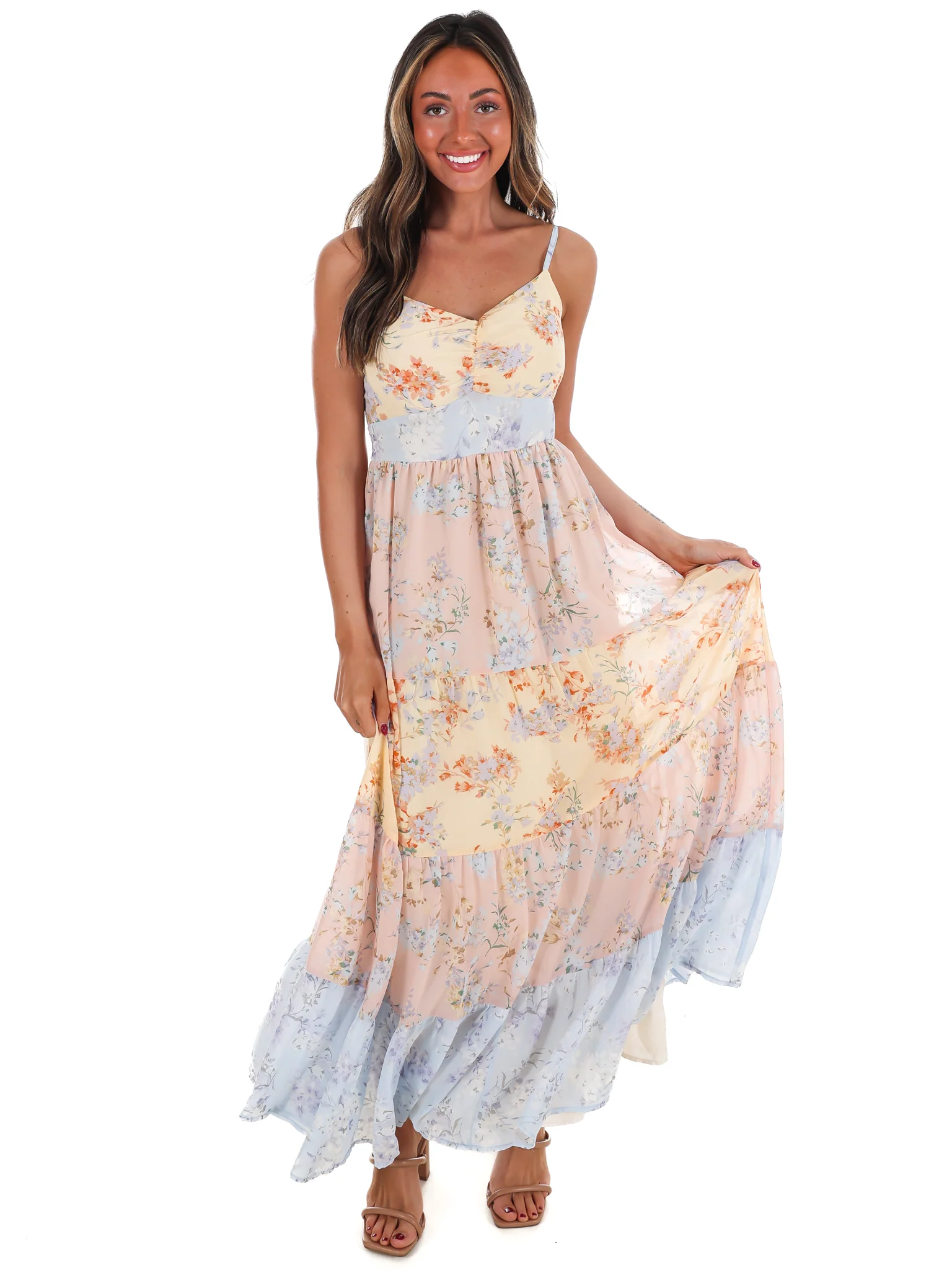 Garden Party Floral Maxi Dress - Image 8