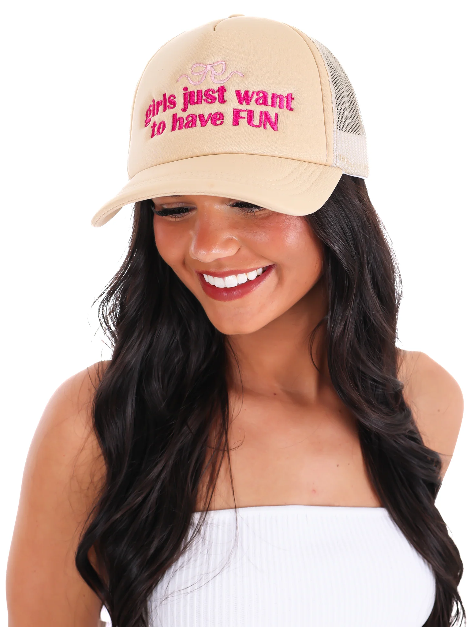 Girls Just Want to Have Fun Trucker Hat - Image 3