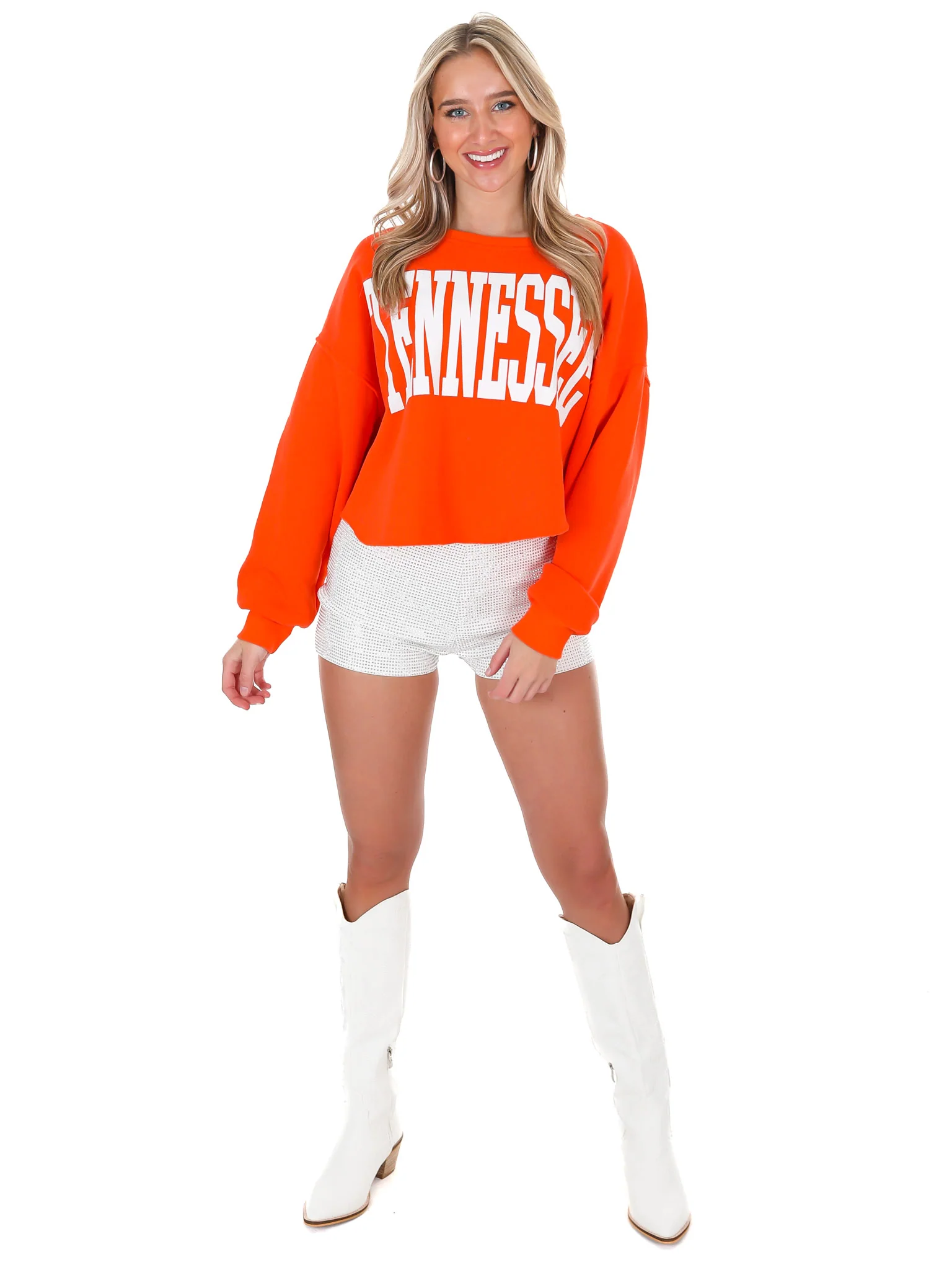 Glitter Tennessee Crop Sweatshirt - Image 8