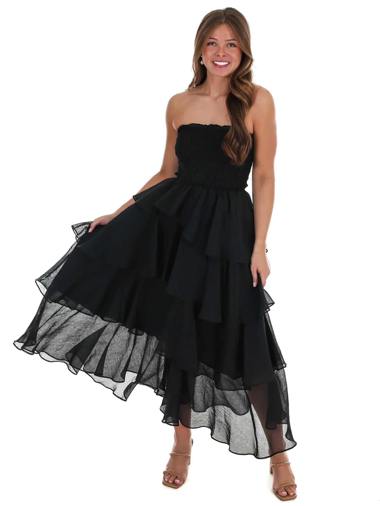 Golden Hour Glow Tiered Maxi Dress - Image 10
