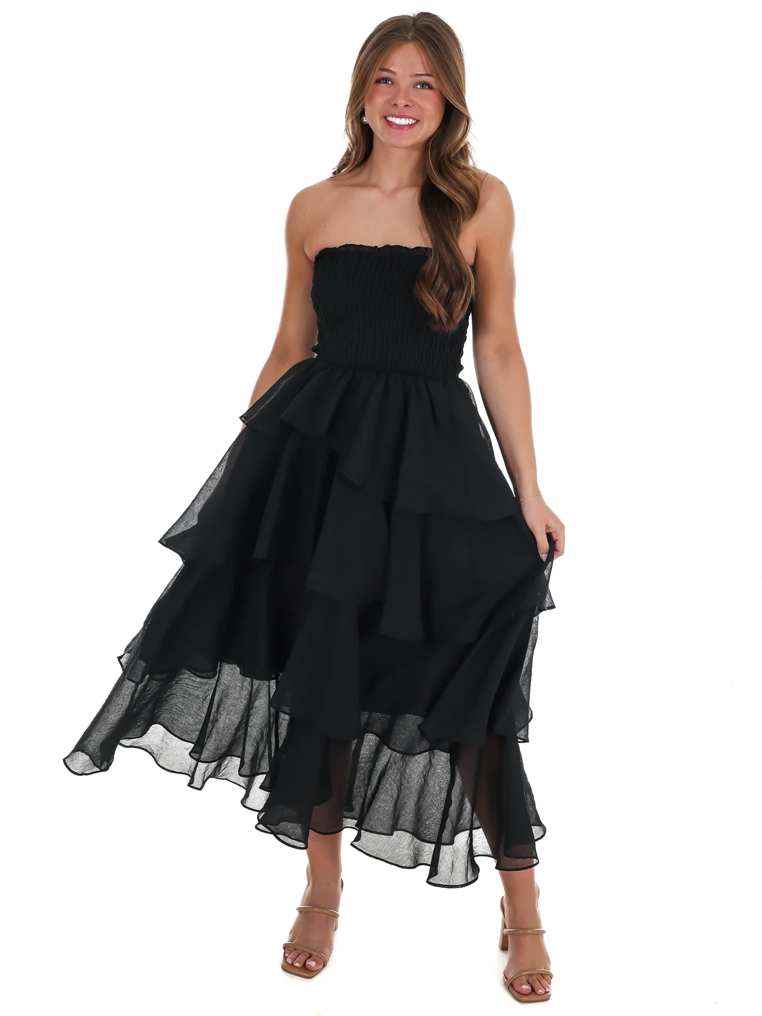 Golden Hour Glow Tiered Maxi Dress - Image 11