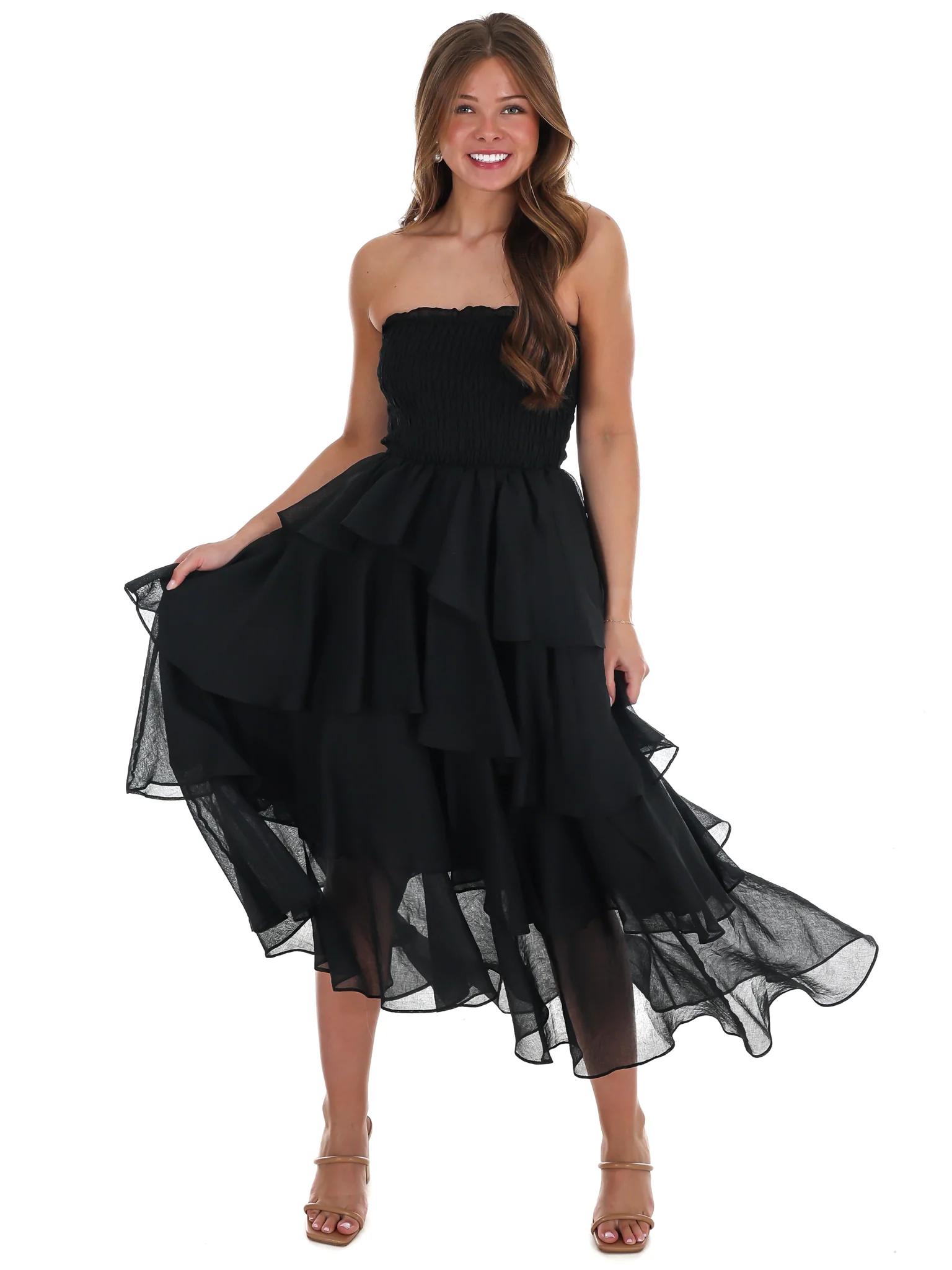 Golden Hour Glow Tiered Maxi Dress - Image 12