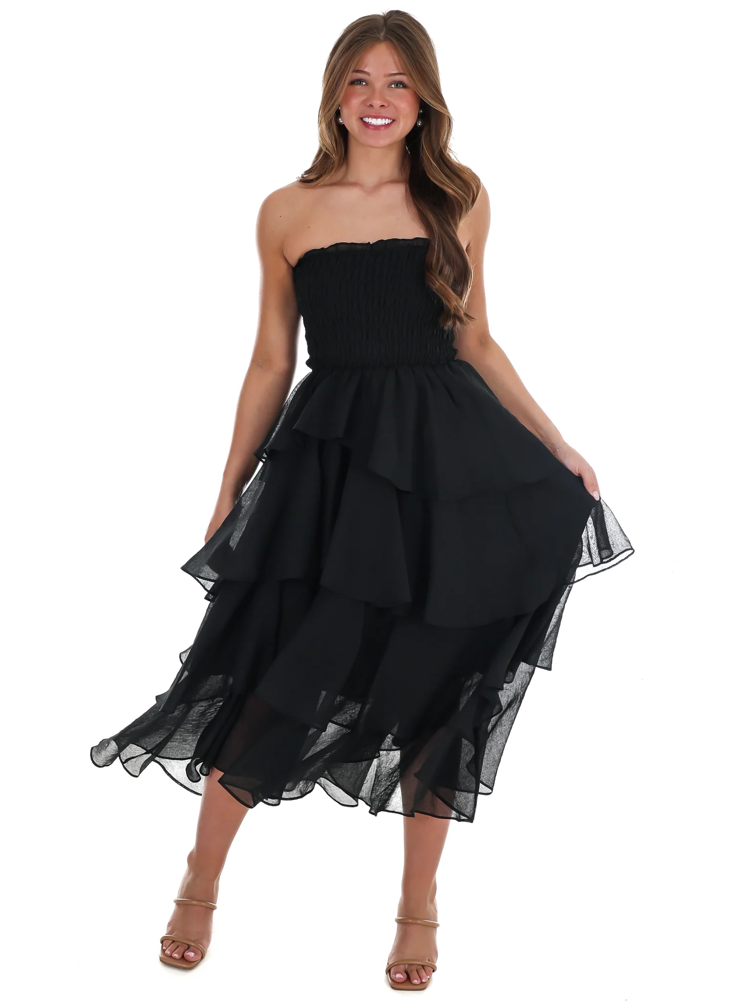 Golden Hour Glow Tiered Maxi Dress - Image 13