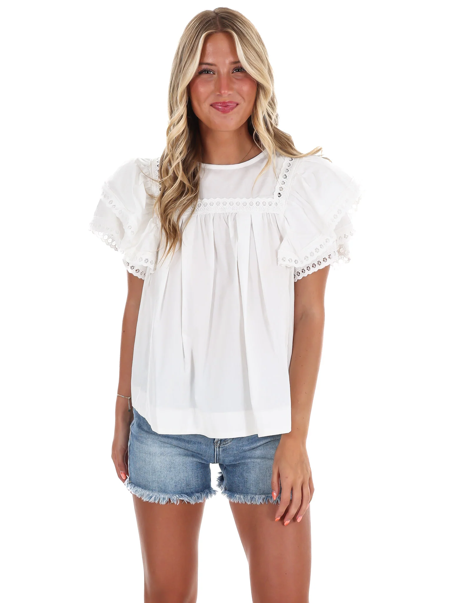 Golden Hour Poplin Top - Image 12