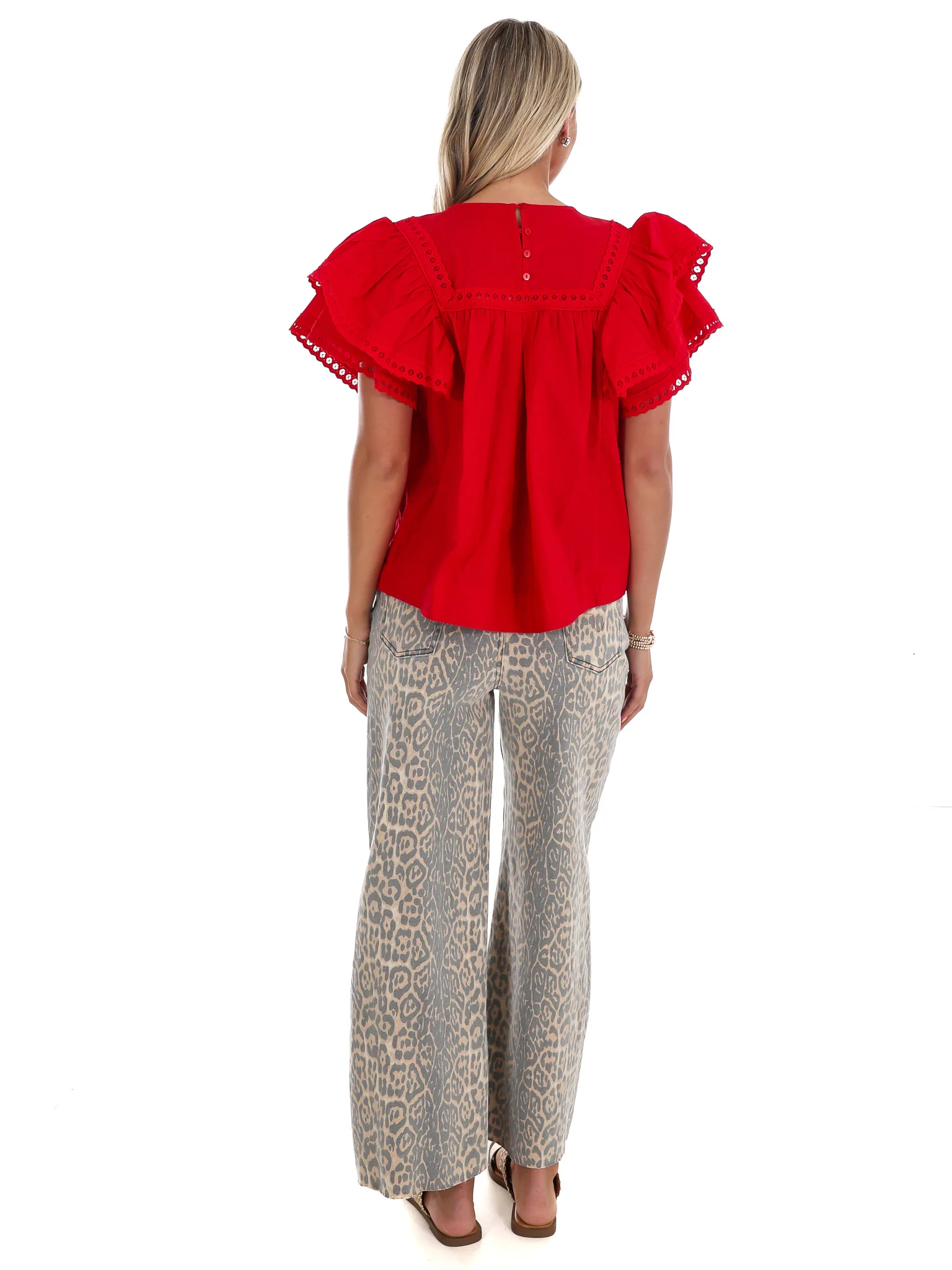 Golden Hour Poplin Top - Image 7