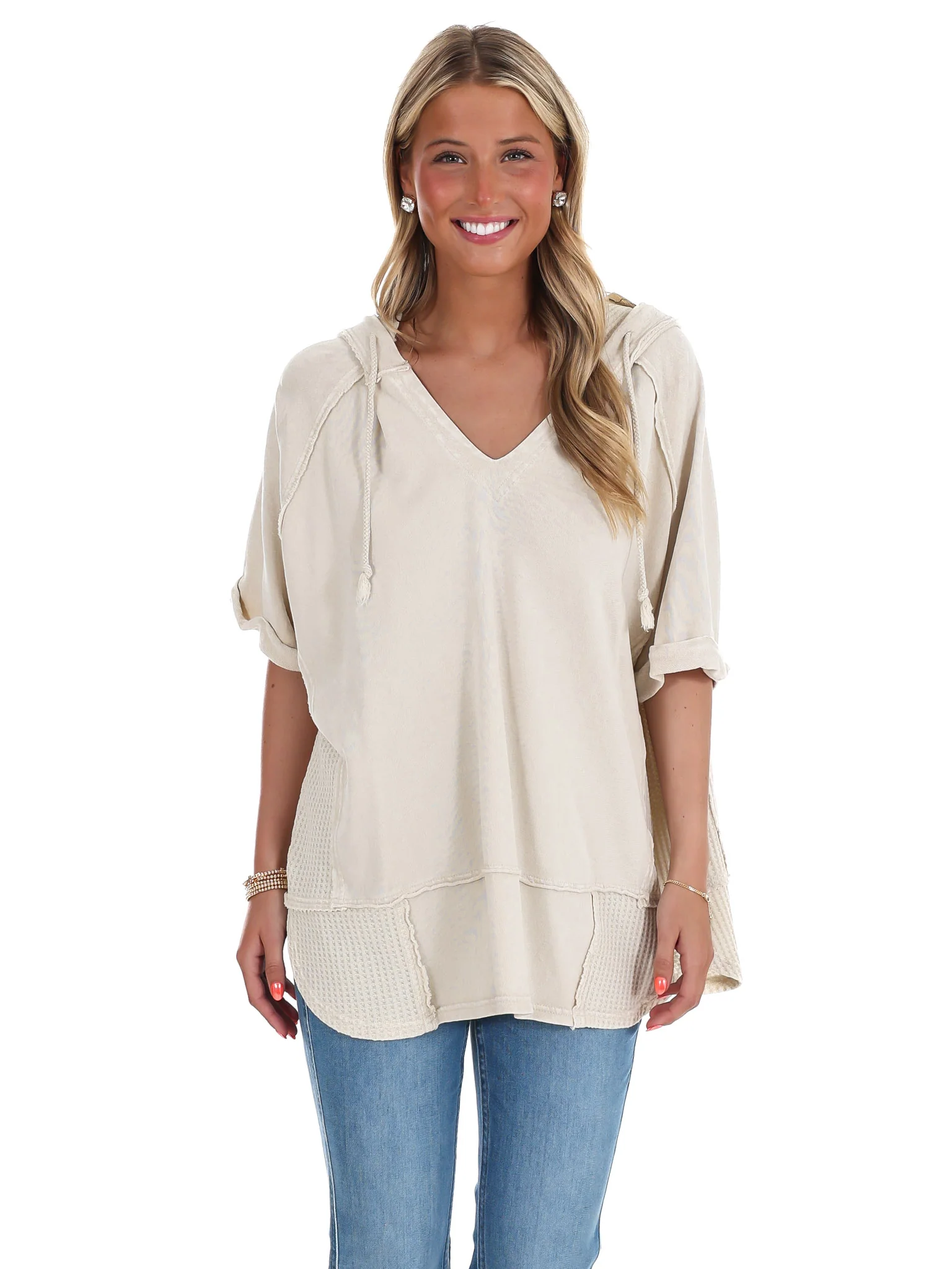 Good Day Sunshine Washed Hoodie Pullover