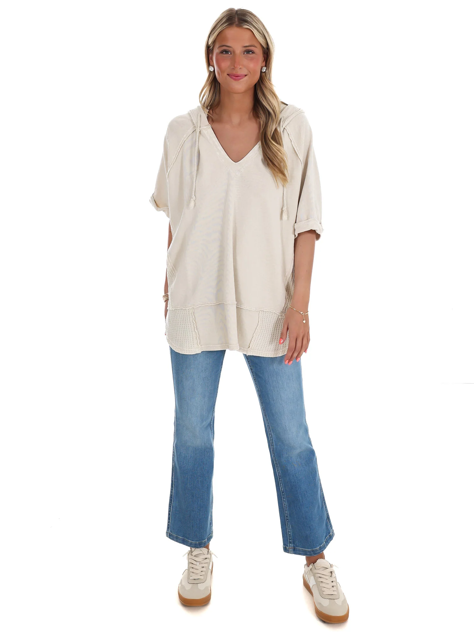Good Day Sunshine Washed Hoodie Pullover - Image 2