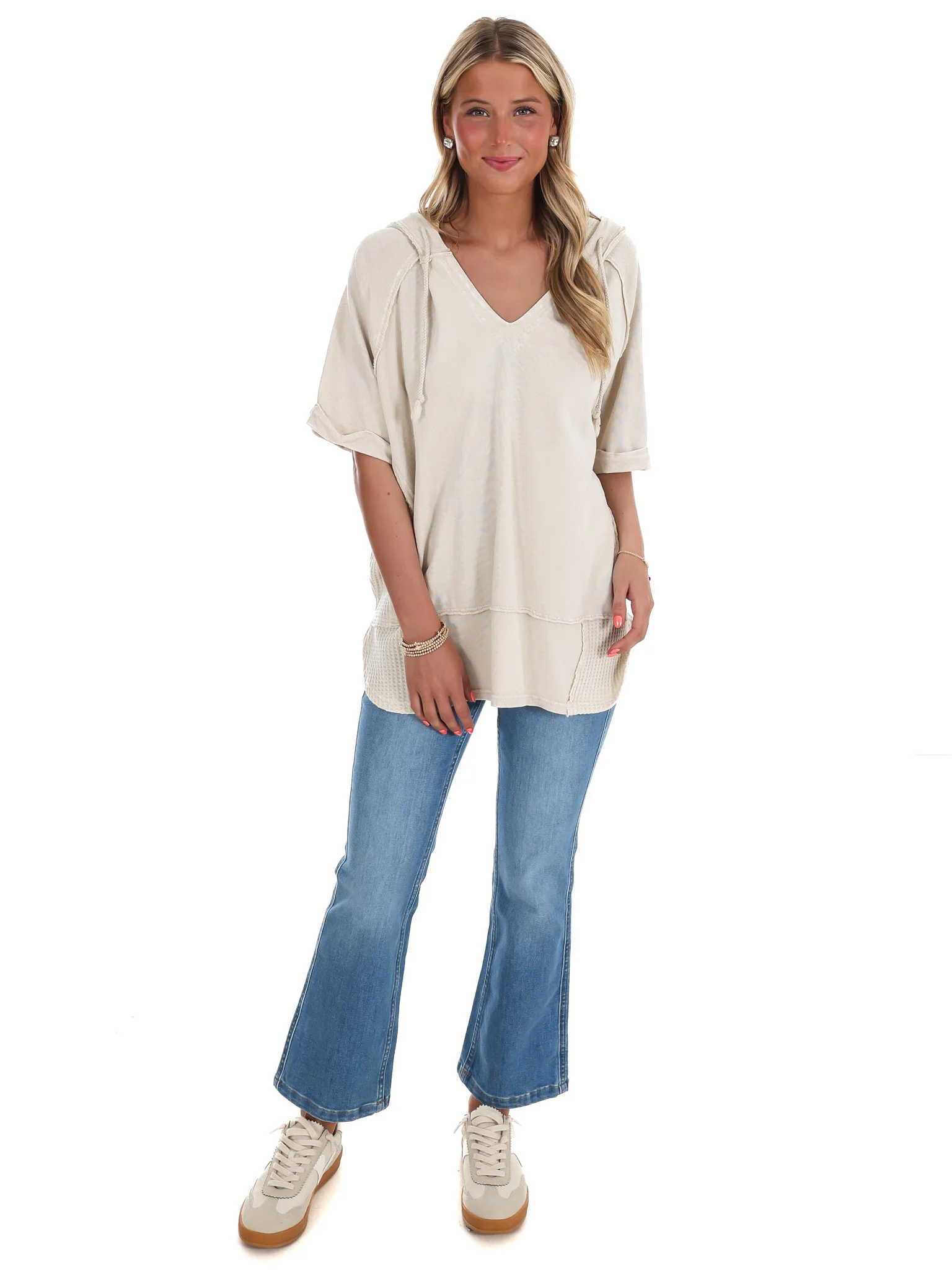 Good Day Sunshine Washed Hoodie Pullover - Image 6