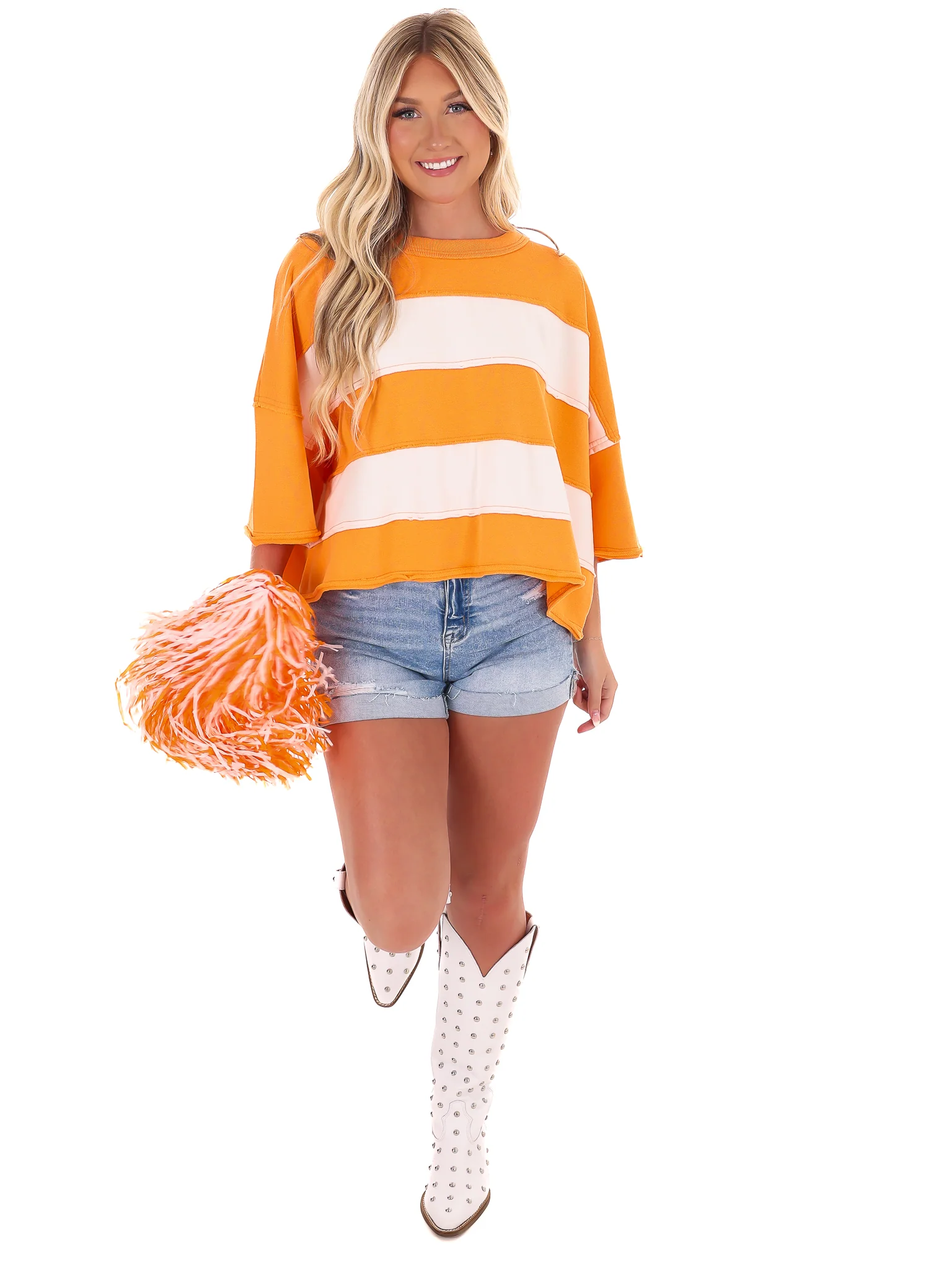 Gridiron Galore Colorblock Top - Image 2