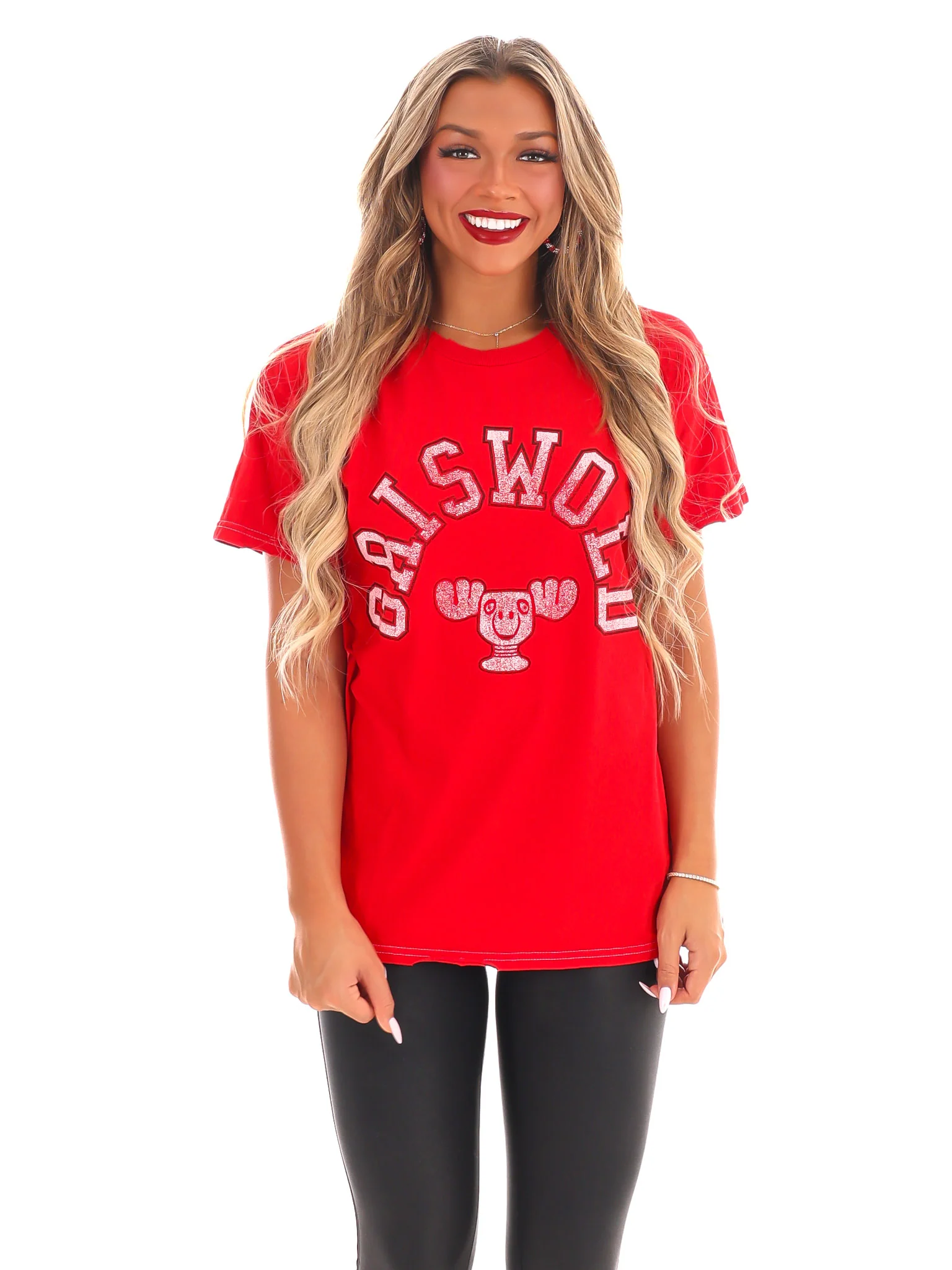 Griswold Red Thrifted Tee - Image 13