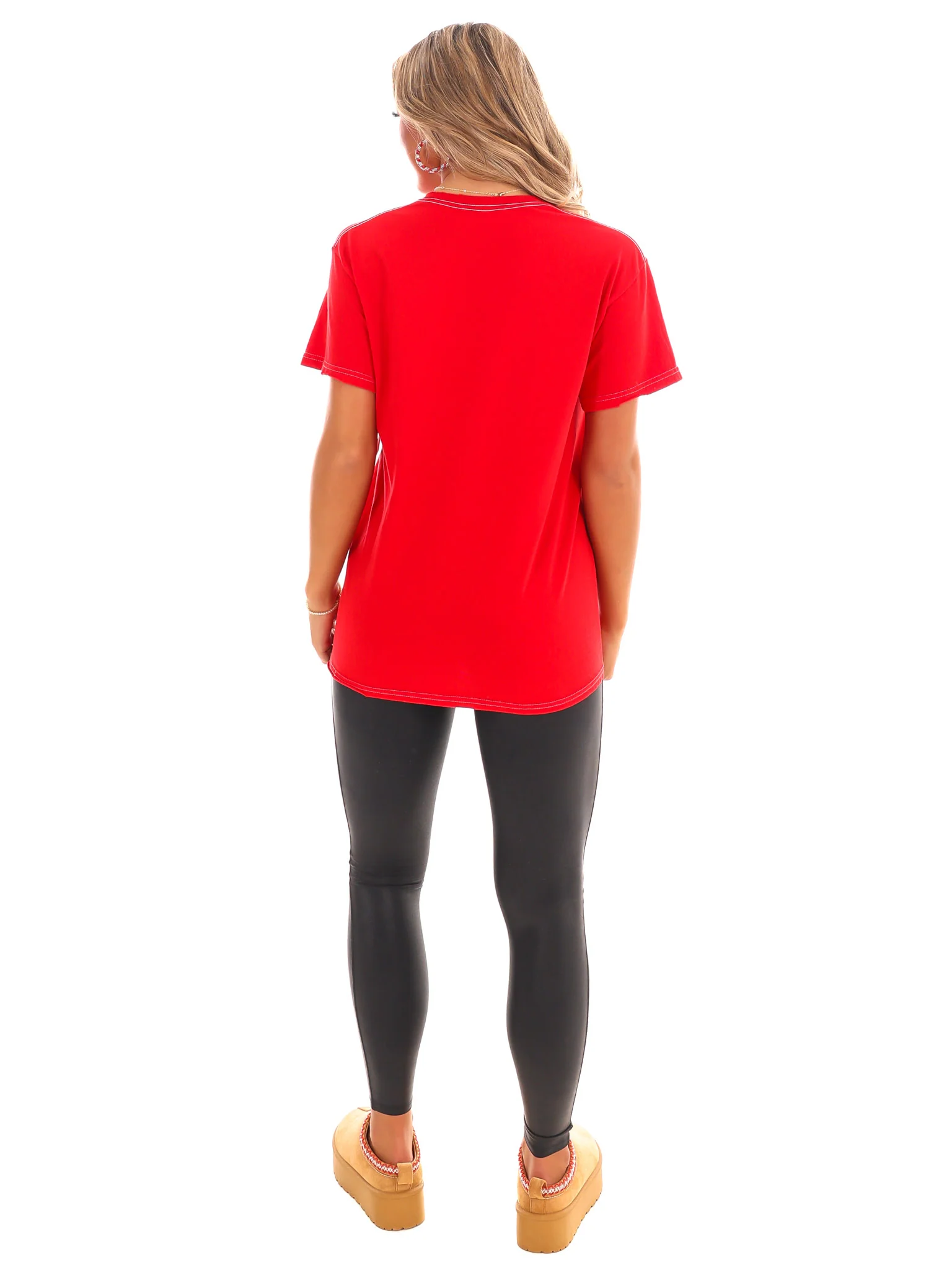 Griswold Red Thrifted Tee - Image 15