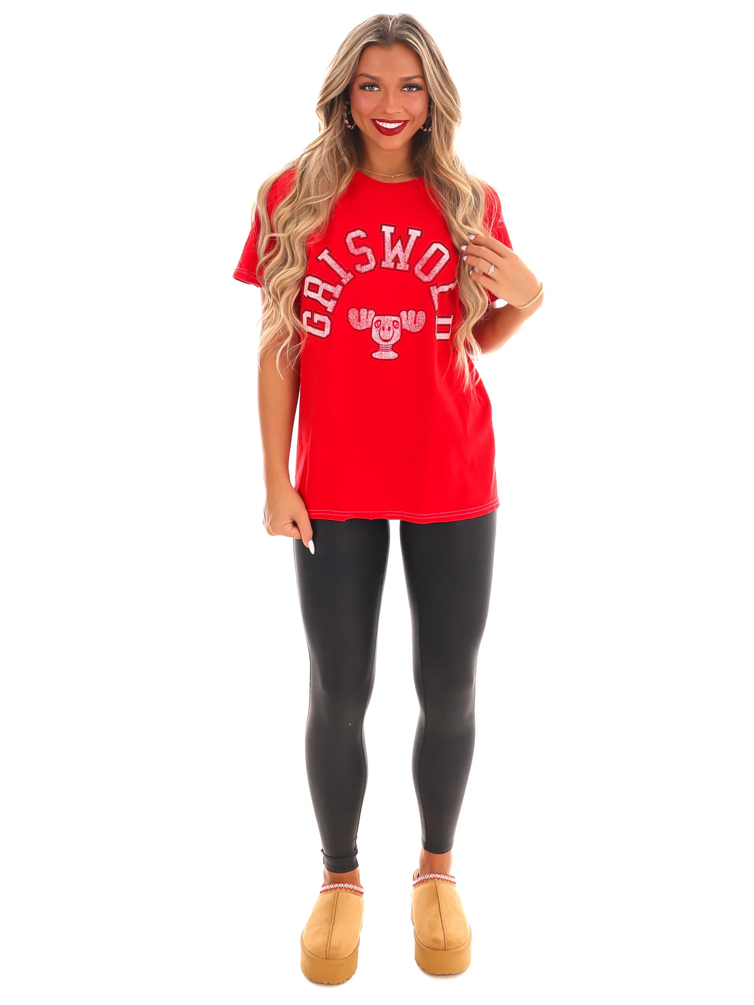 Griswold Red Thrifted Tee - Image 8
