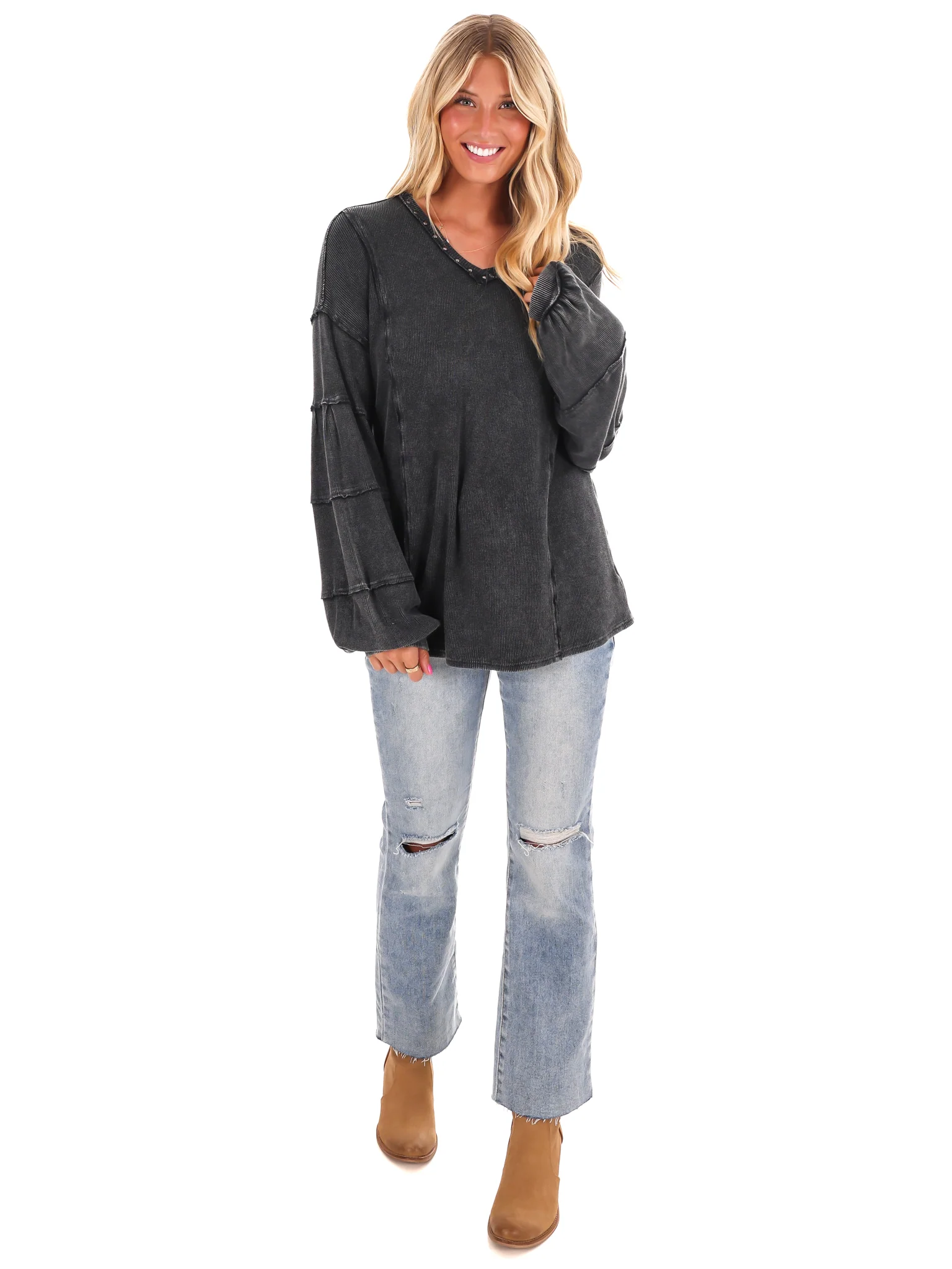 Grit and Grace Mineral Wash Top - Image 12
