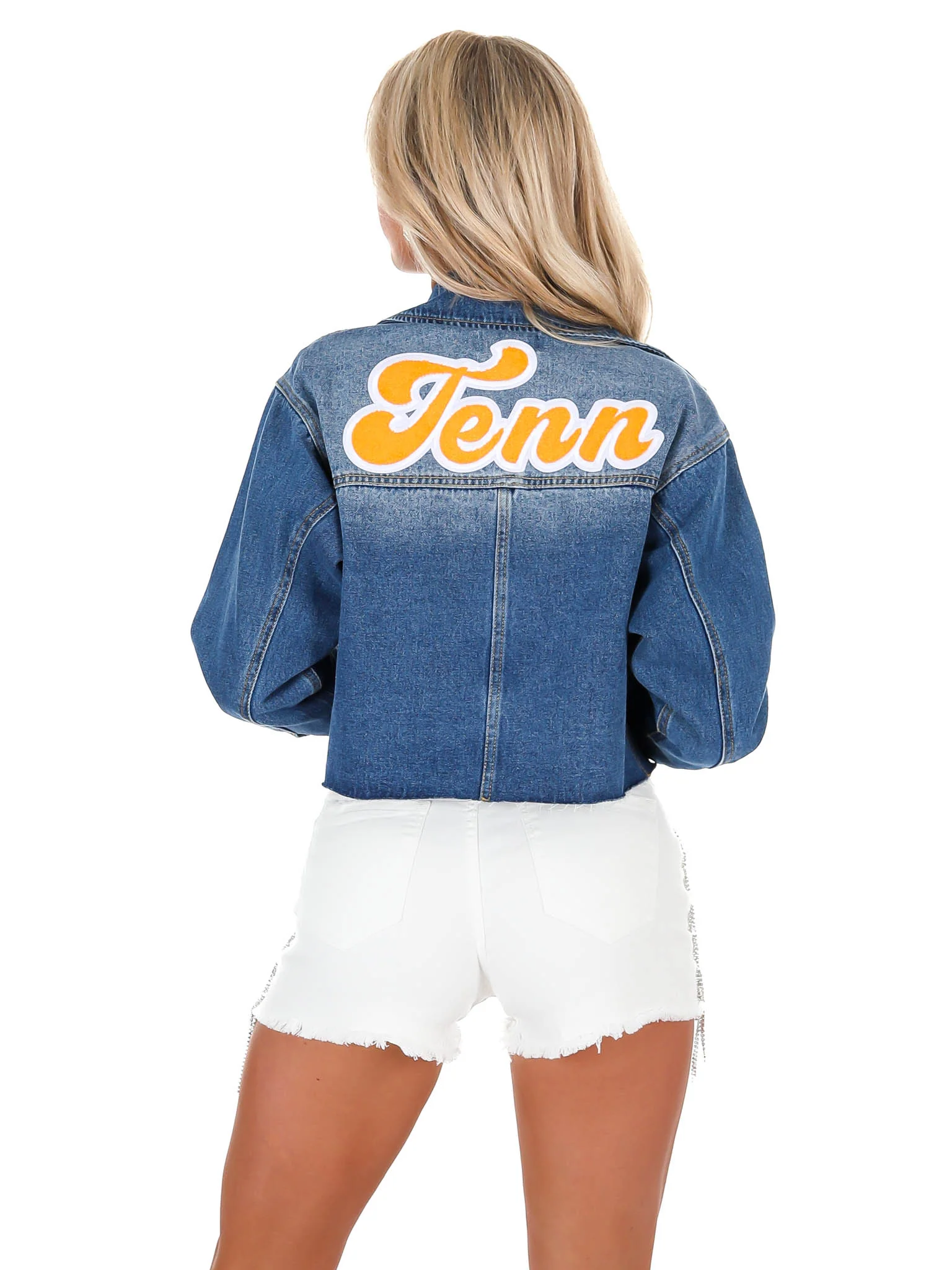 Groovy Tenn Cropped Denim Jacket - Image 7
