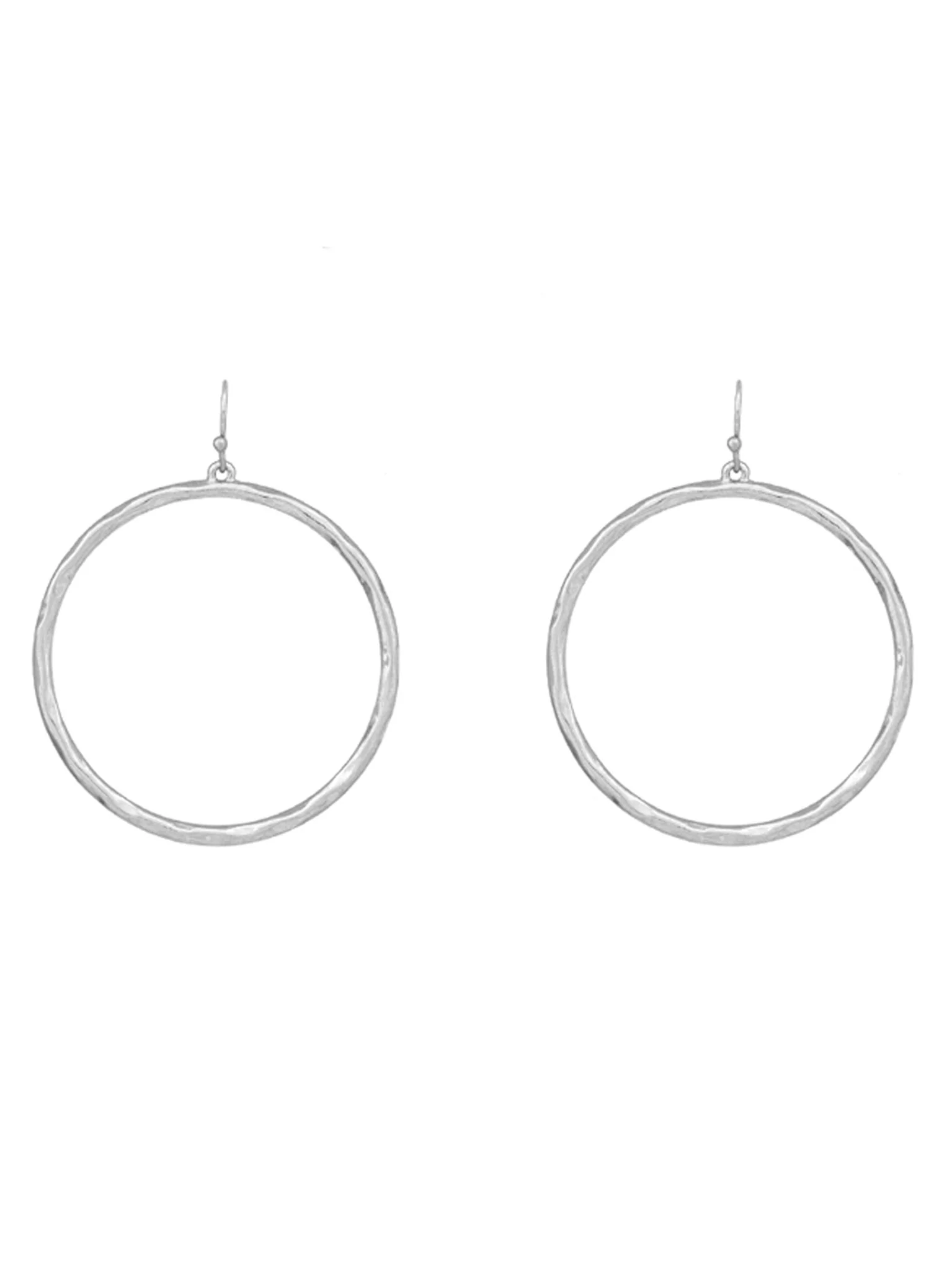 Hammered Hollow Hoop - Image 2