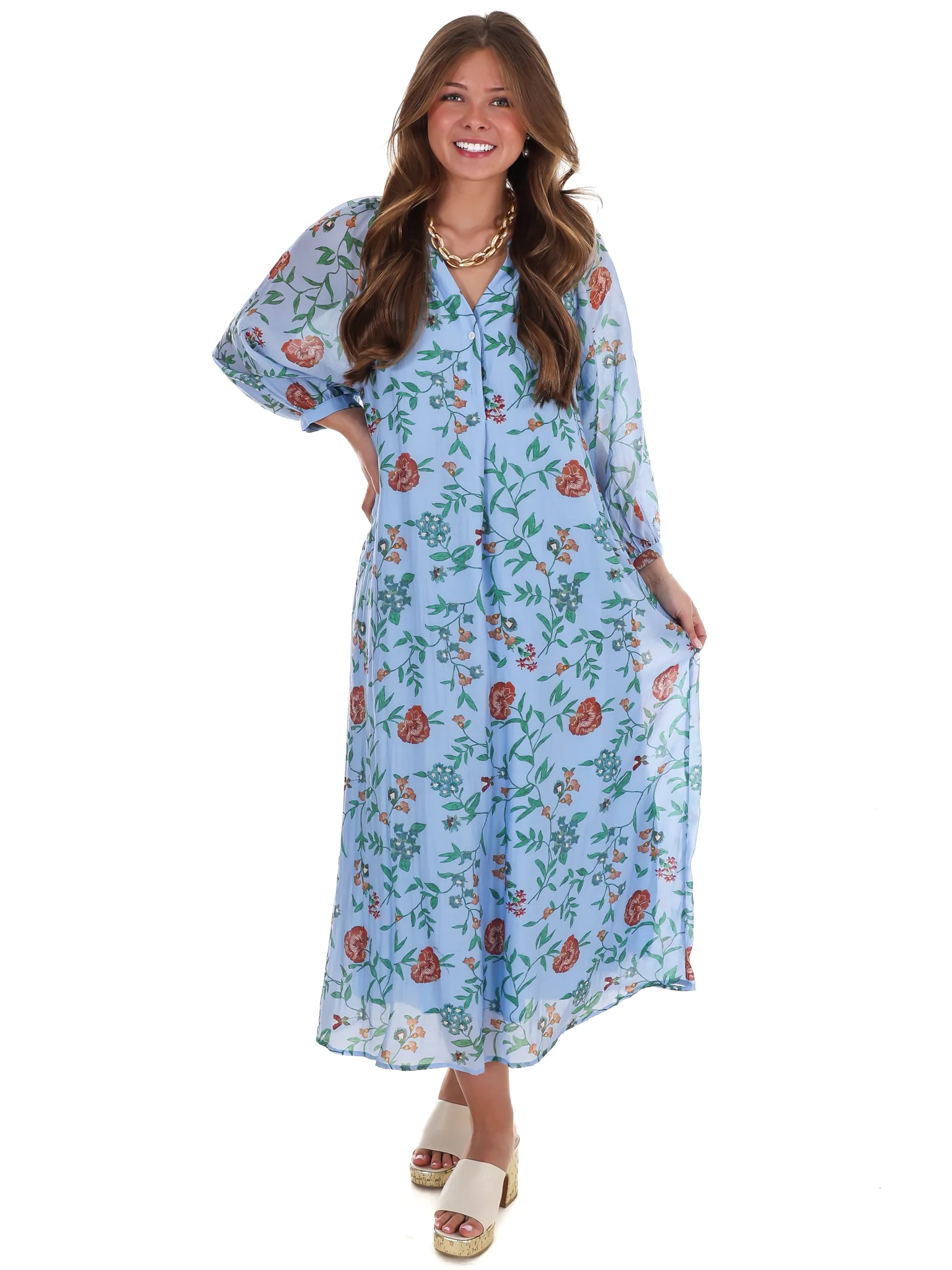 Handpicked Floral Midi Dress - Image 2