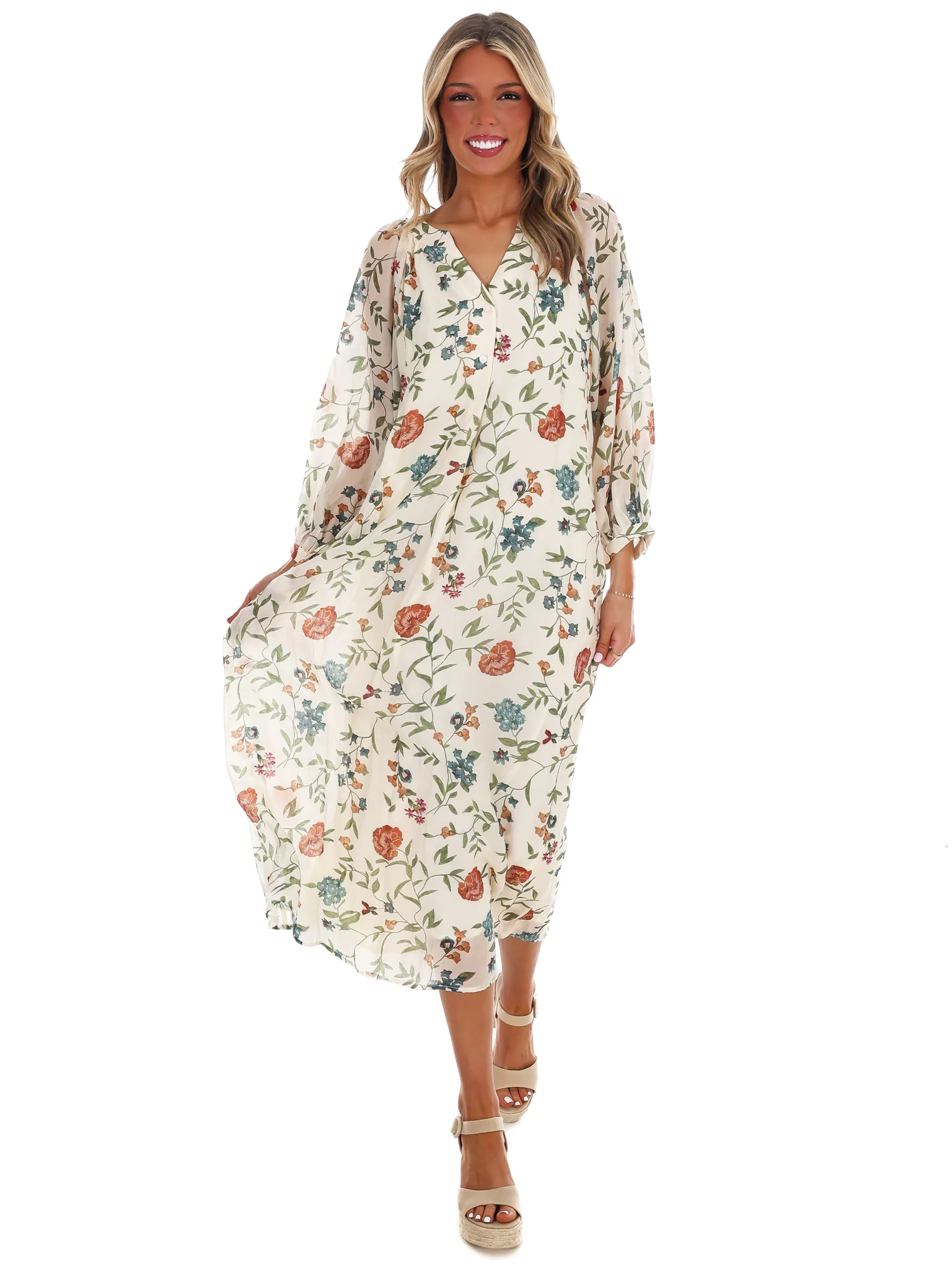 Handpicked Floral Midi Dress - Image 23