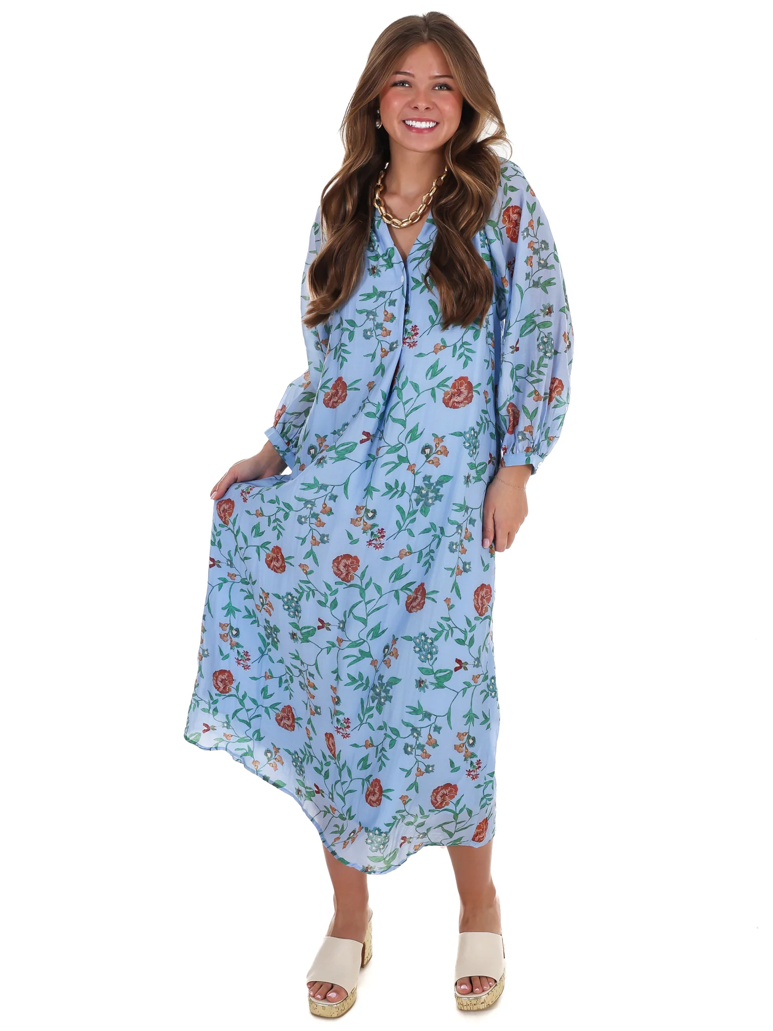 Handpicked Floral Midi Dress - Image 6