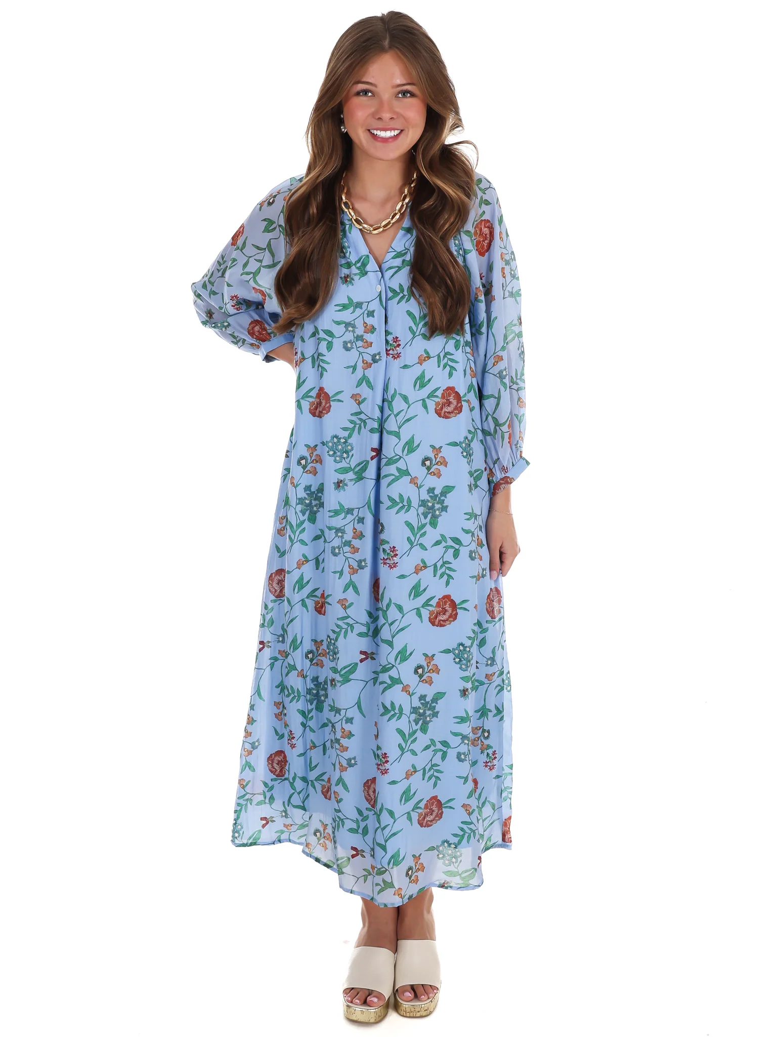 Handpicked Floral Midi Dress - Image 7