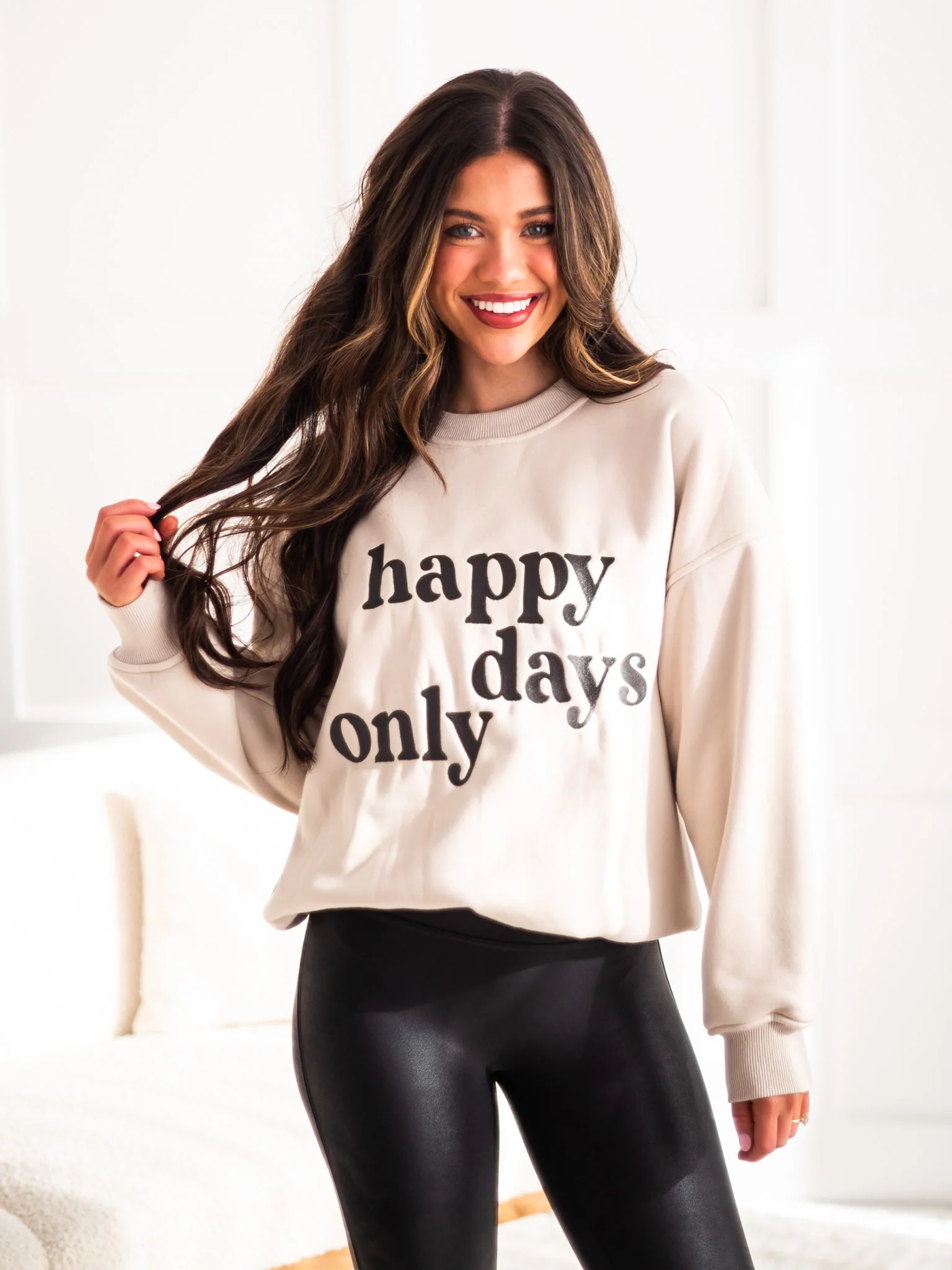 Happy Days Only Sweatshirt - Image 3