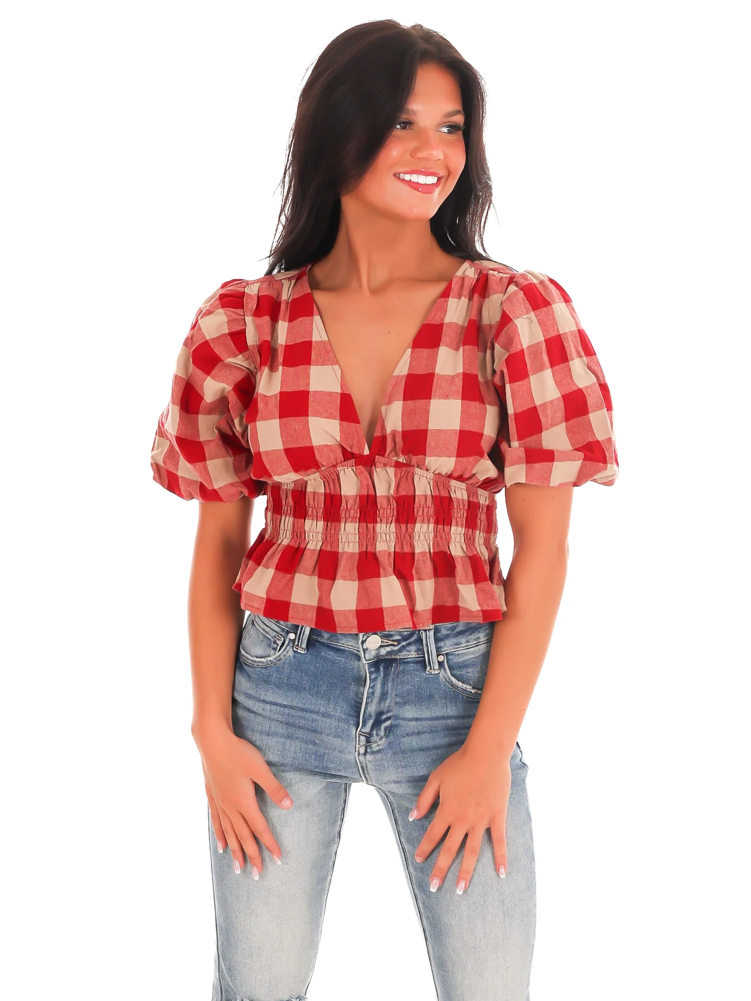 Harvest Hues V-Neck Top - Image 12