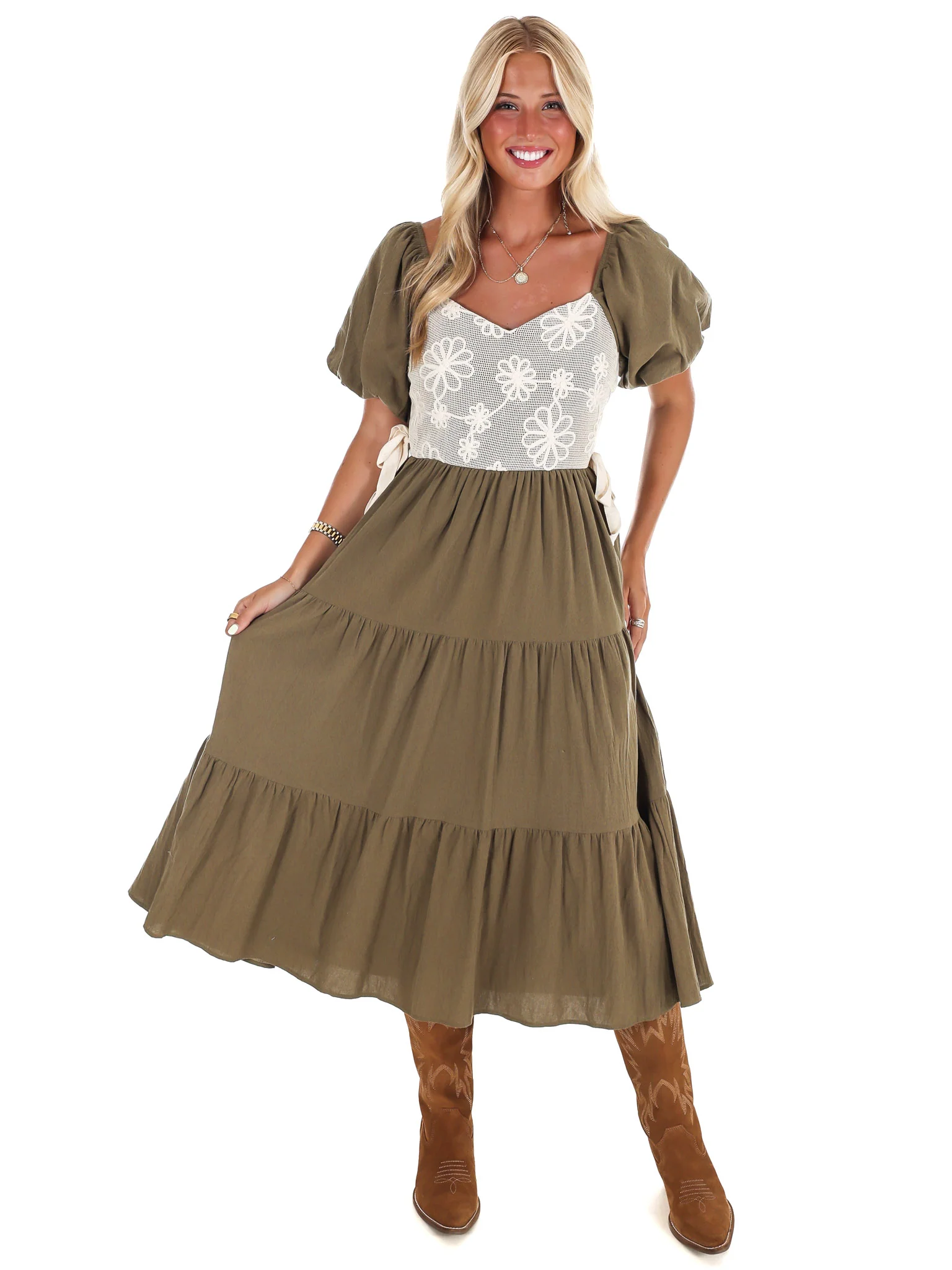 Harvest Moonlight Midi Dress - Image 3